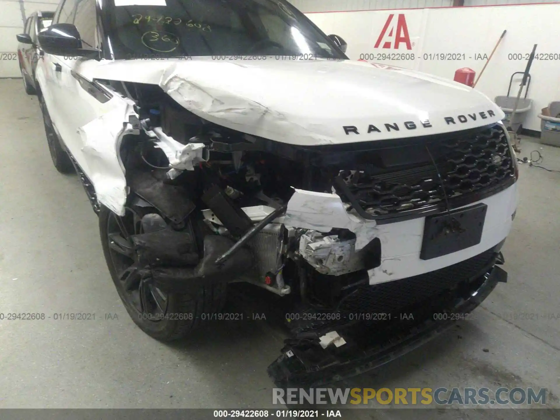 6 Photograph of a damaged car SALYK2EX9LA275095 LAND ROVER RANGE ROVER VELAR 2020