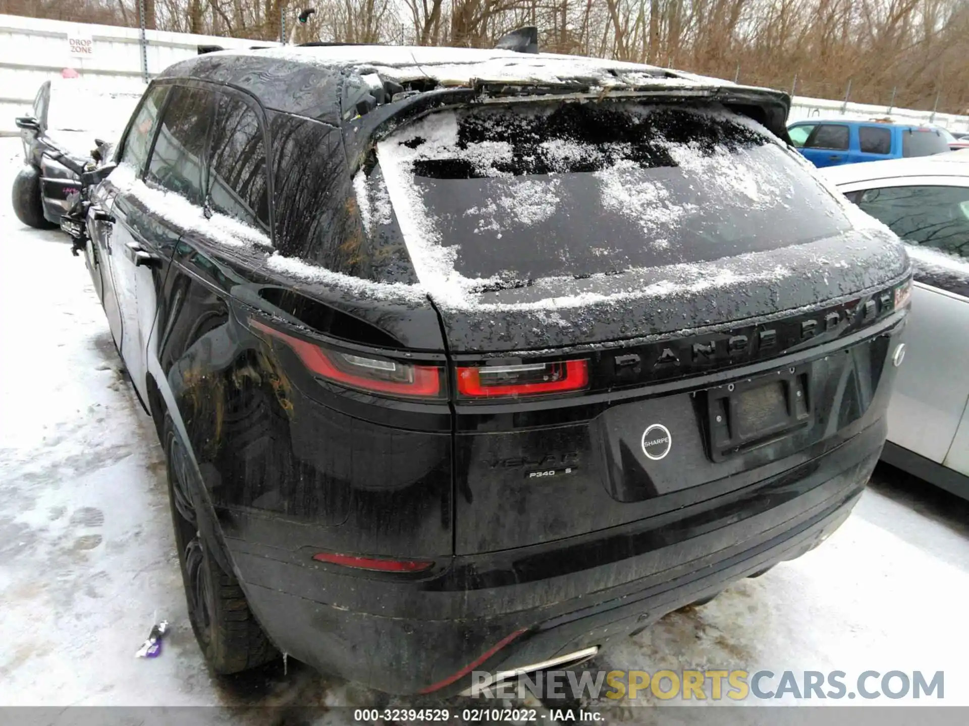 3 Photograph of a damaged car SALYK2FV1LA270891 LAND ROVER RANGE ROVER VELAR 2020