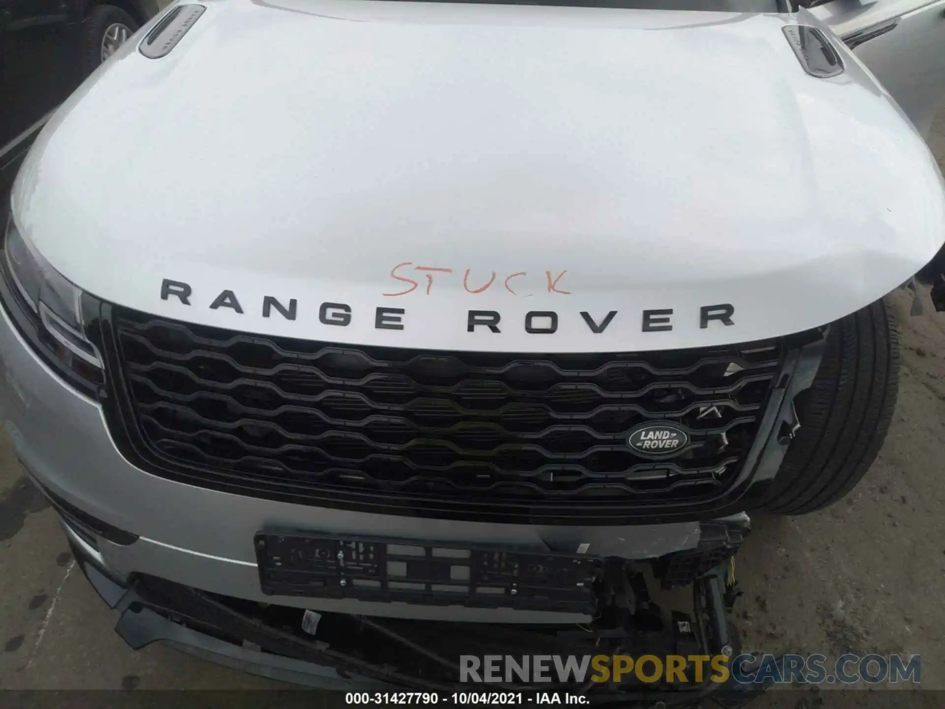 10 Photograph of a damaged car SALYK2FV4LA272084 LAND ROVER RANGE ROVER VELAR 2020