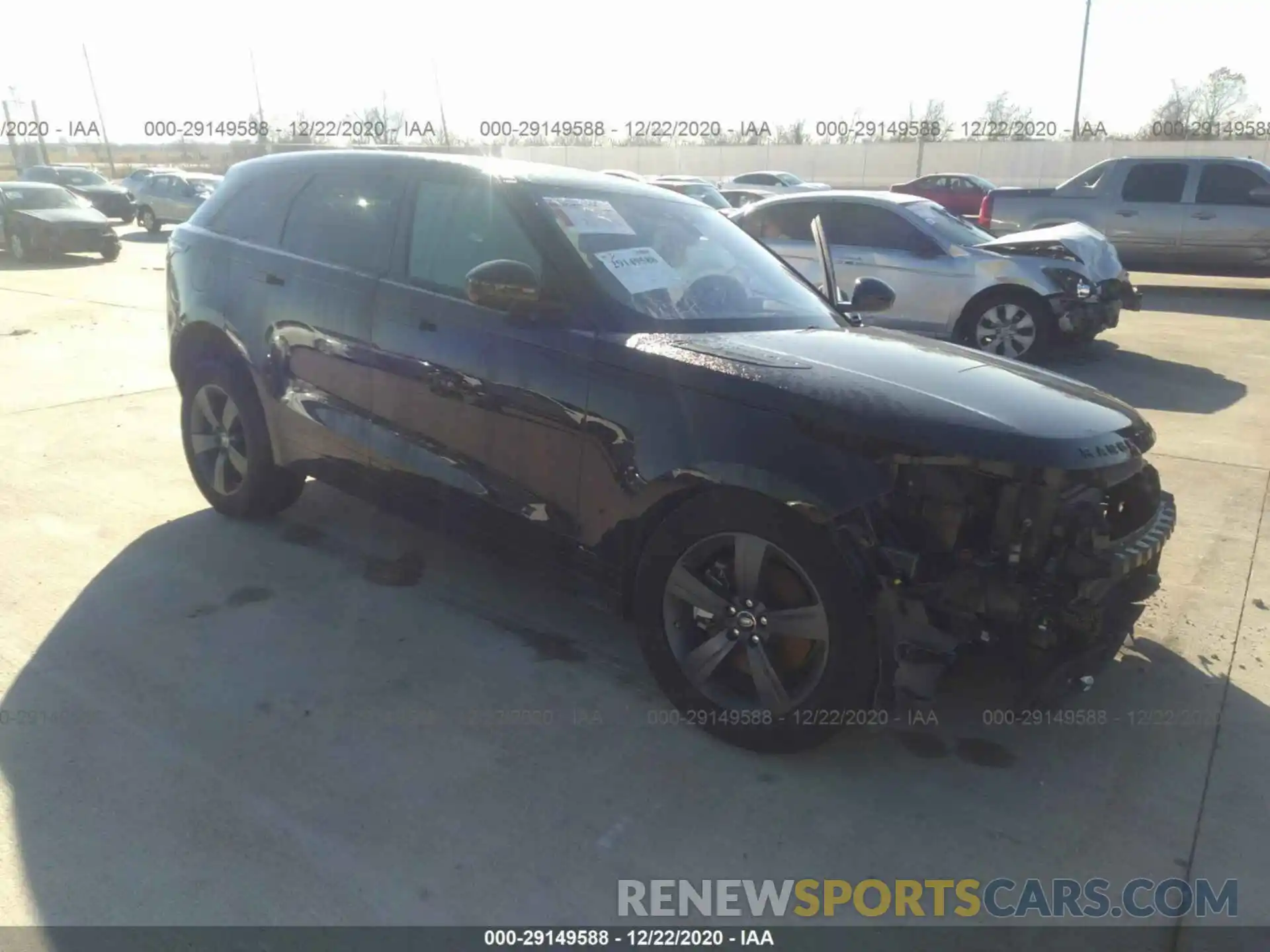 1 Photograph of a damaged car SALYK2FV7LA247275 LAND ROVER RANGE ROVER VELAR 2020