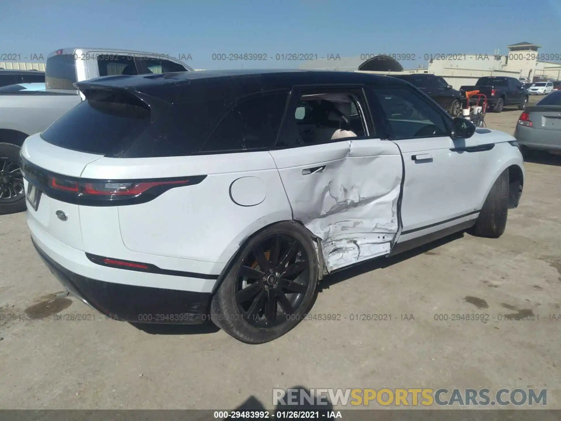 4 Photograph of a damaged car SALYK2FV8LA243994 LAND ROVER RANGE ROVER VELAR 2020