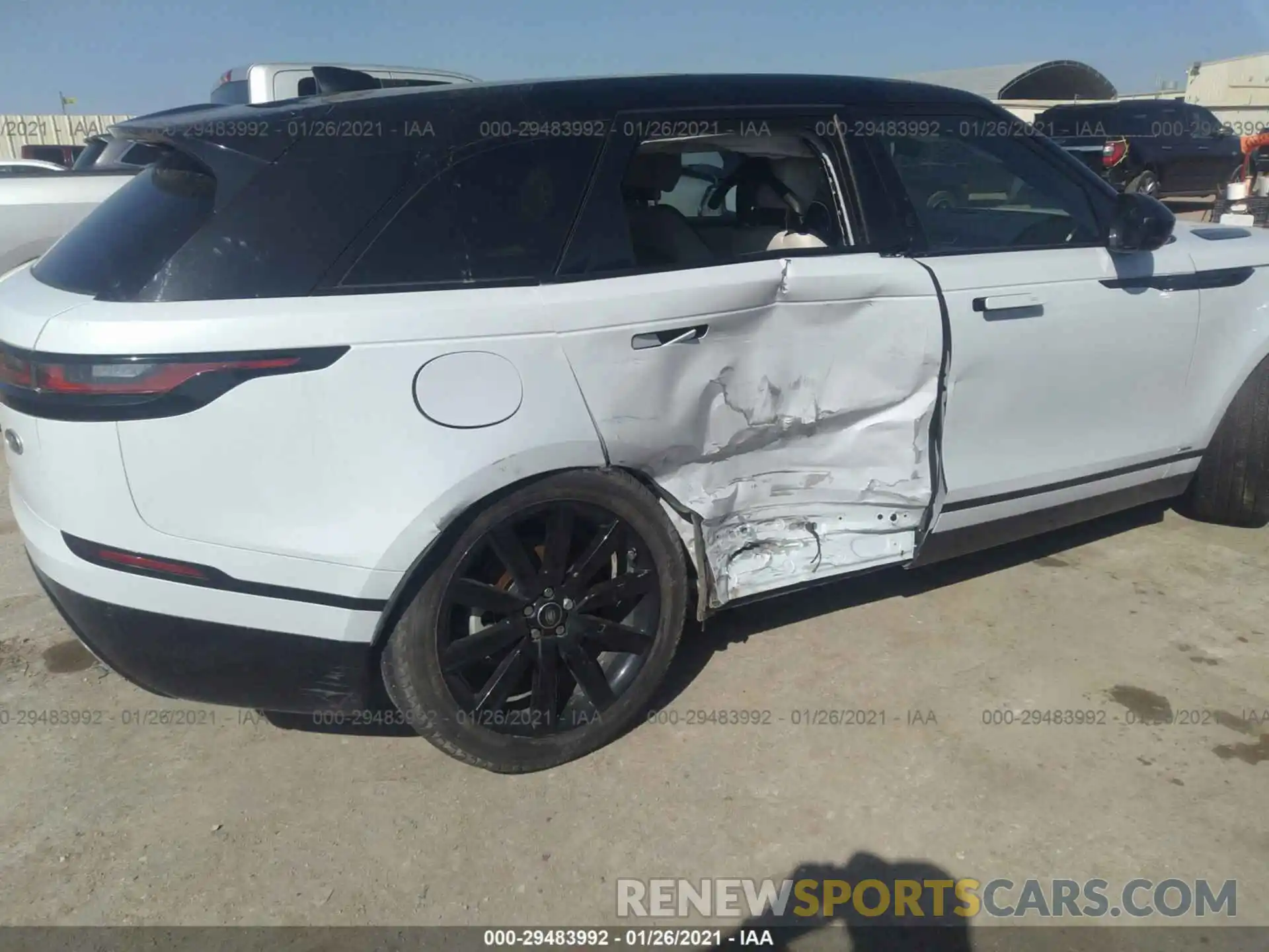 6 Photograph of a damaged car SALYK2FV8LA243994 LAND ROVER RANGE ROVER VELAR 2020