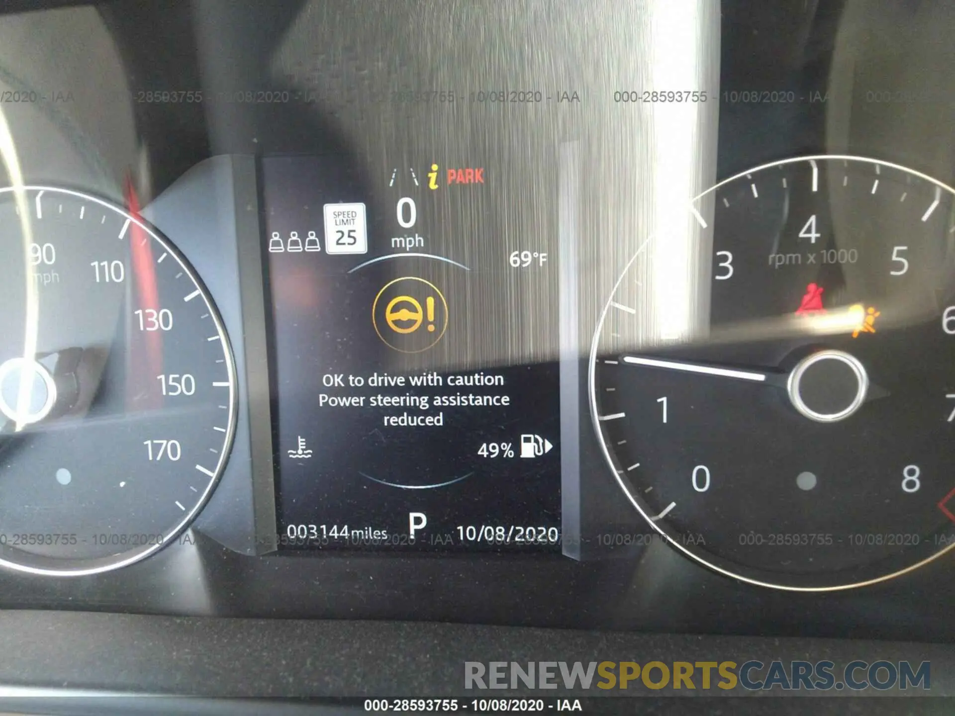 7 Photograph of a damaged car SALYK2FV9LA253272 LAND ROVER RANGE ROVER VELAR 2020