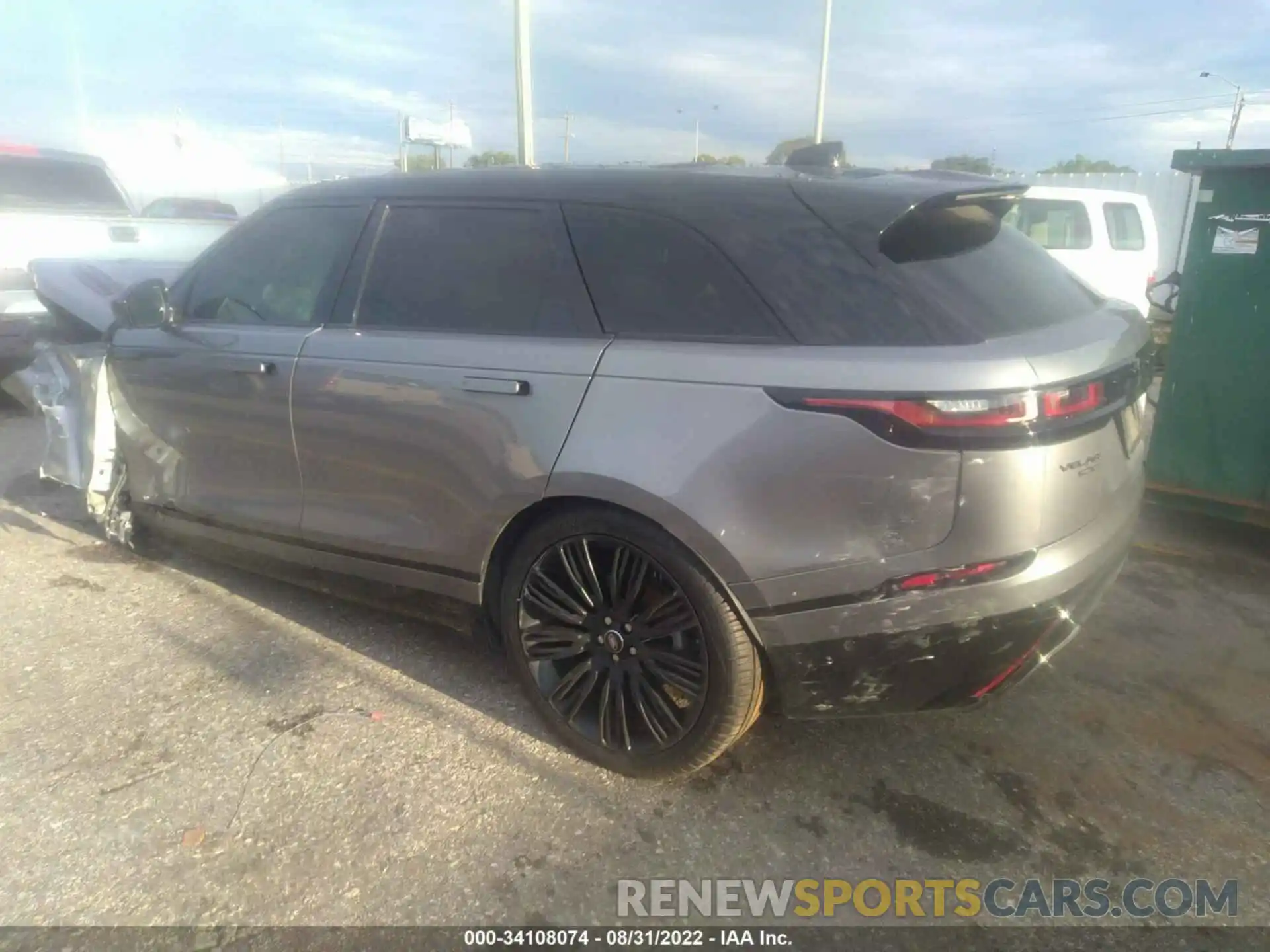 3 Photograph of a damaged car SALYM2EV5LA252177 LAND ROVER RANGE ROVER VELAR 2020