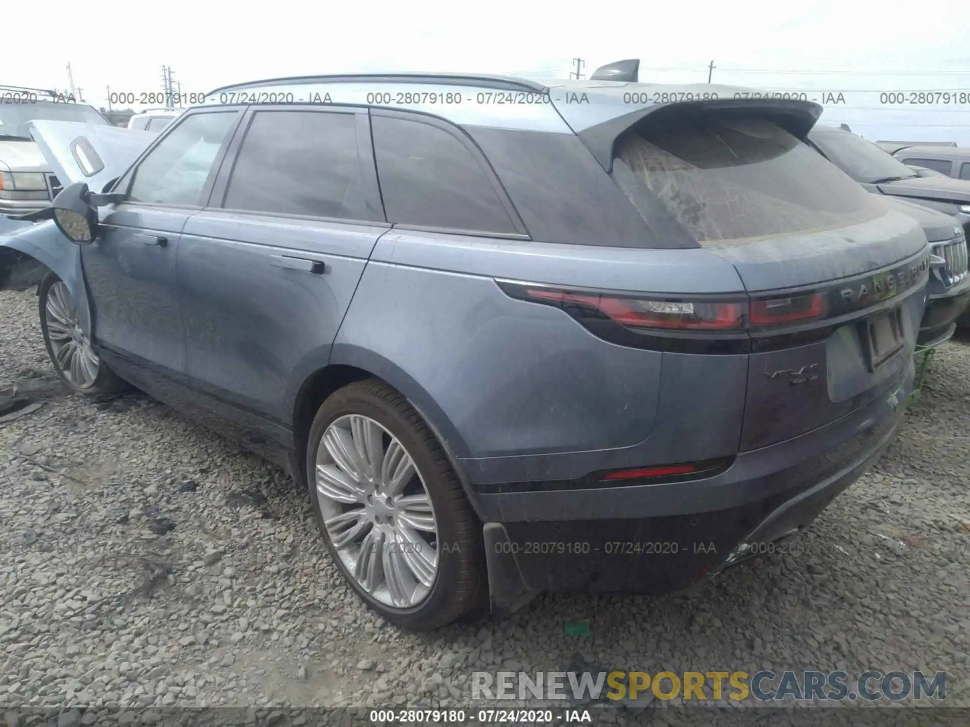 3 Photograph of a damaged car SALYM2EVXLA252451 LAND ROVER RANGE ROVER VELAR 2020