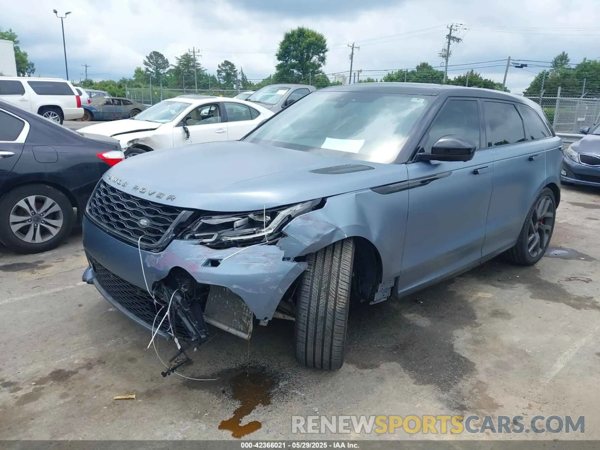 2 Photograph of a damaged car SALYU2EE1LA257148 LAND ROVER RANGE ROVER VELAR 2020