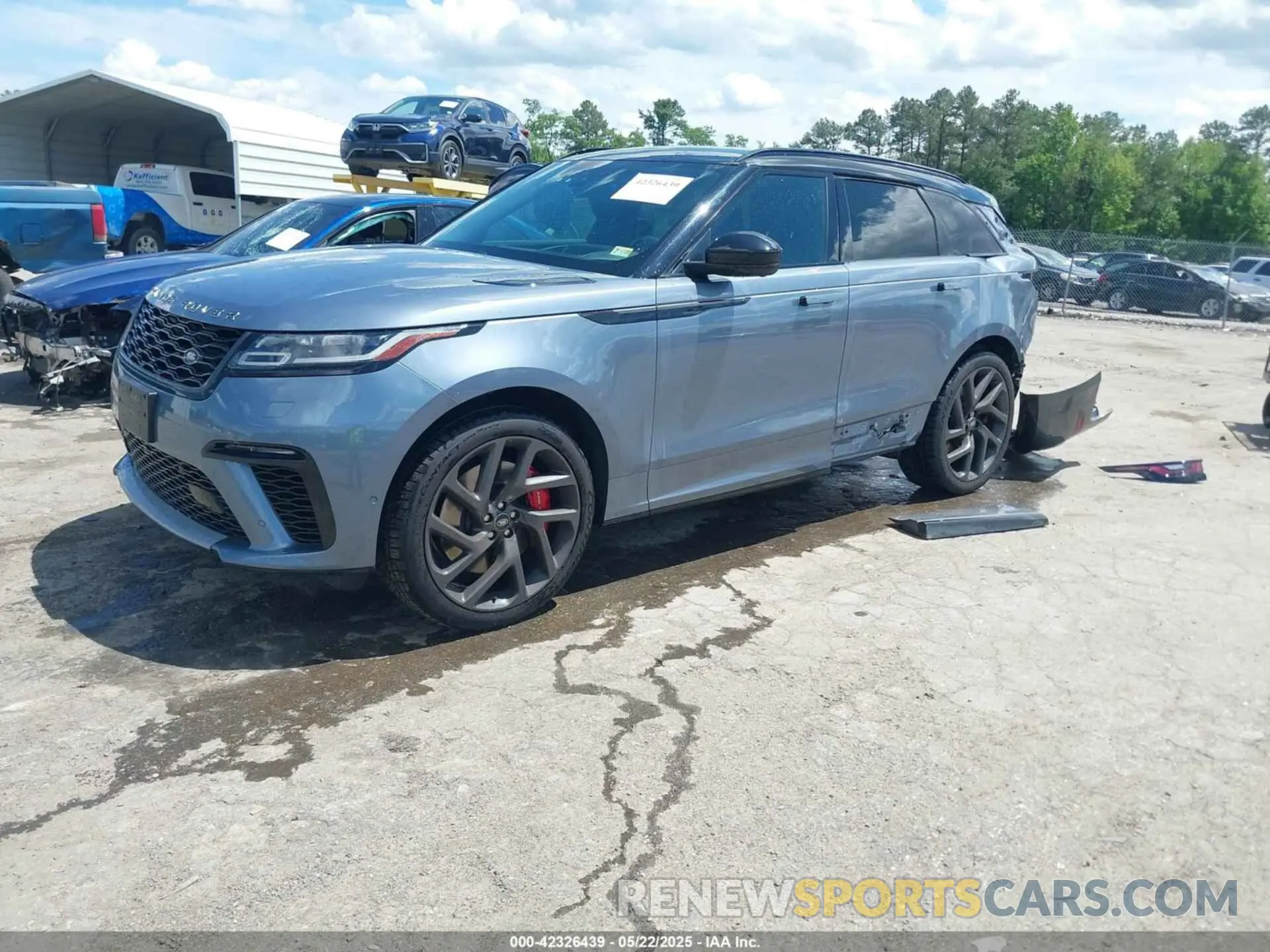 2 Photograph of a damaged car SALYU2EE1LA258140 LAND ROVER RANGE ROVER VELAR 2020