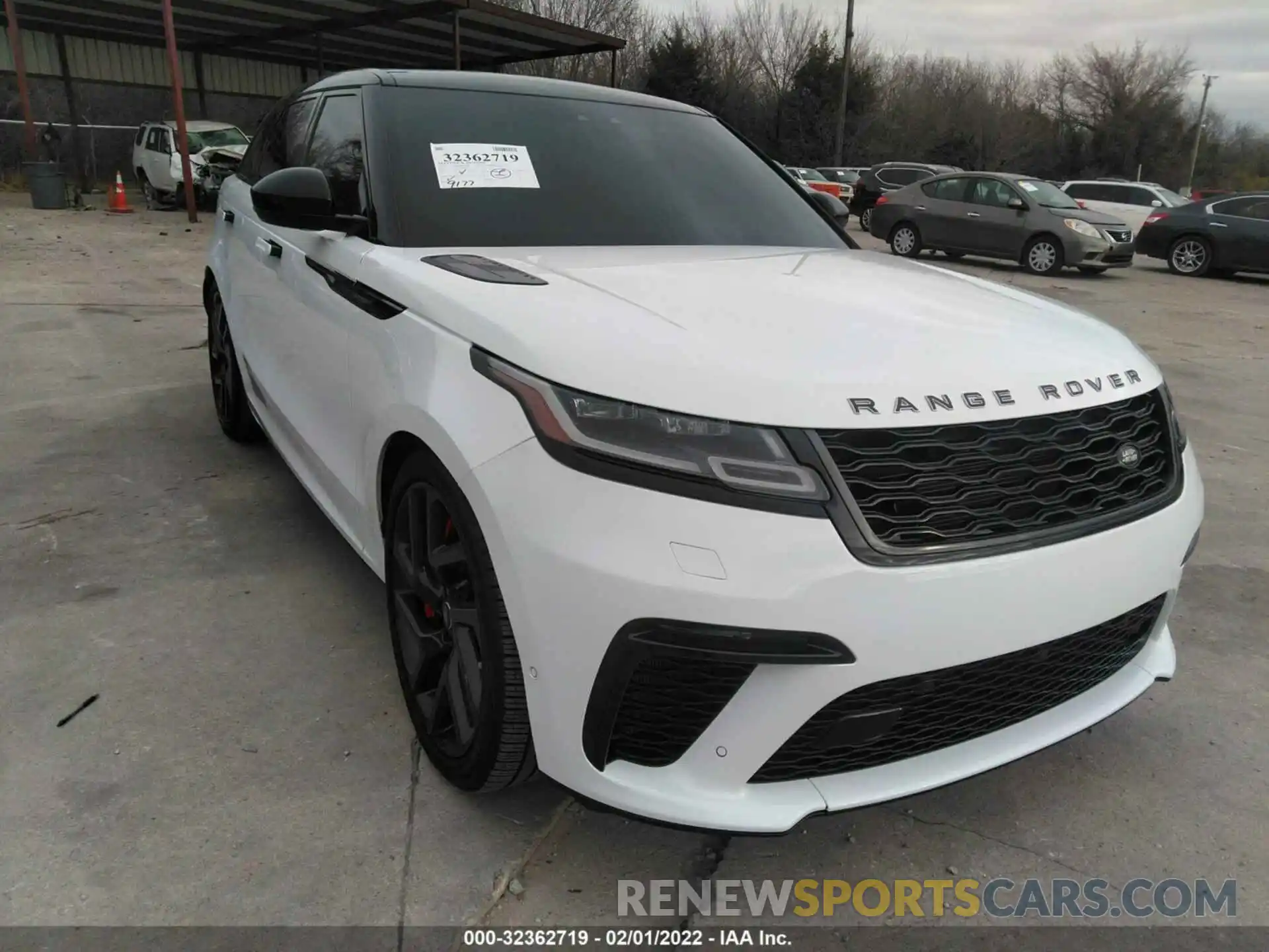 1 Photograph of a damaged car SALYU2EE1LA272426 LAND ROVER RANGE ROVER VELAR 2020