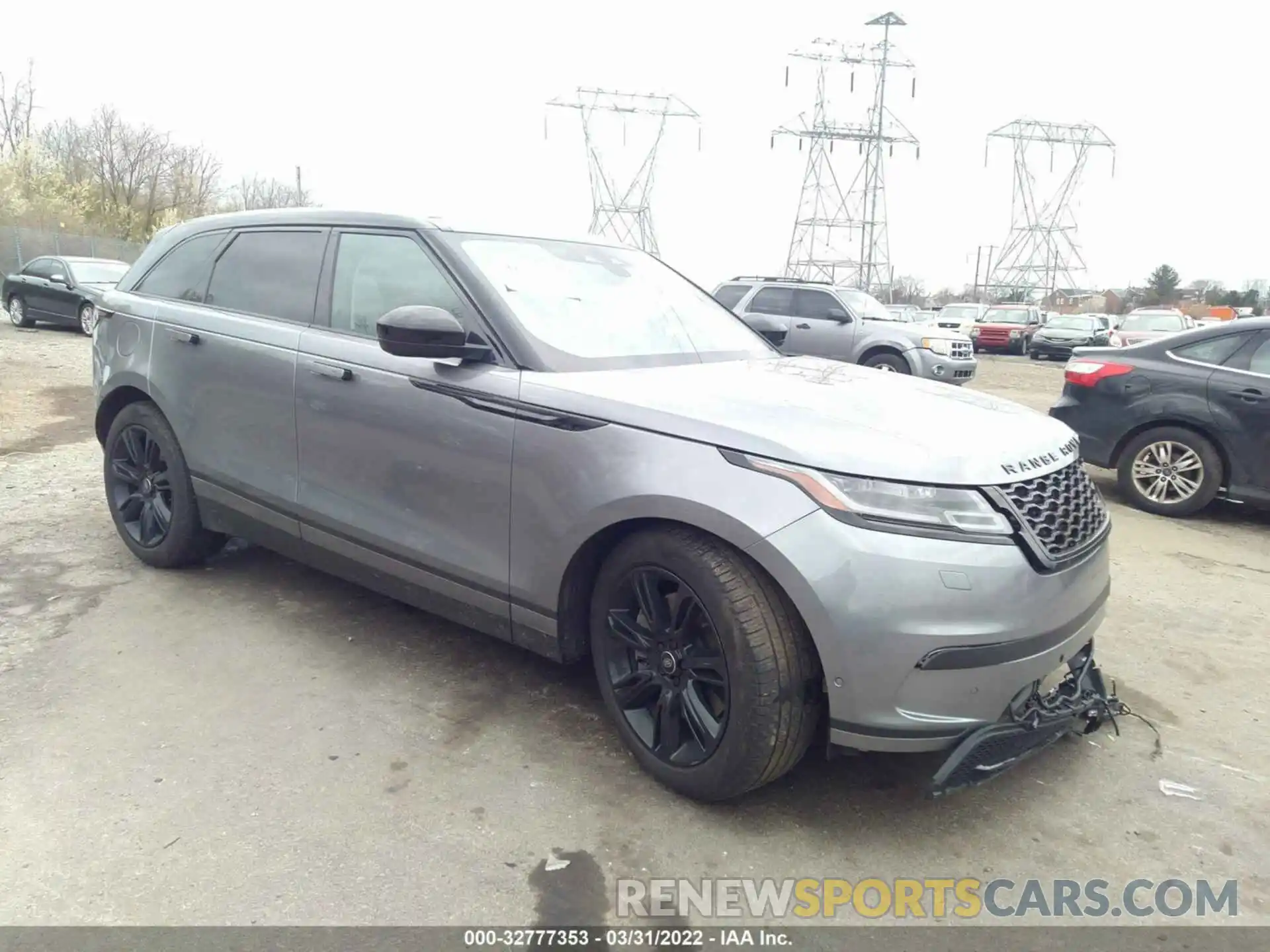 1 Photograph of a damaged car SALYJ2EU0MA315977 LAND ROVER RANGE ROVER VELAR 2021