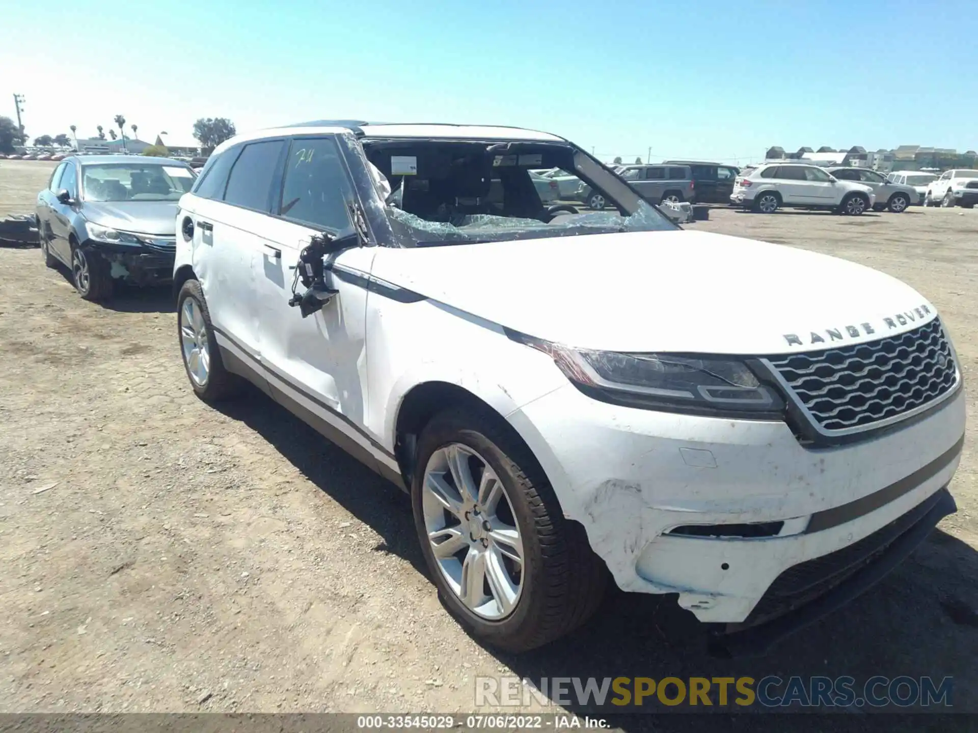 6 Photograph of a damaged car SALYJ2EX7MA317512 LAND ROVER RANGE ROVER VELAR 2021