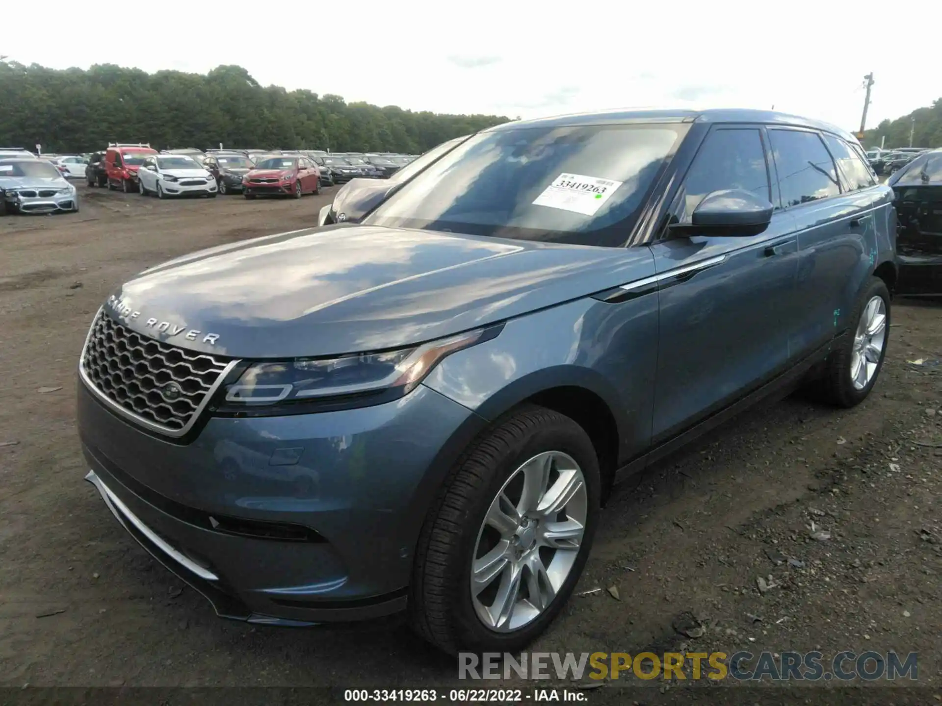 2 Photograph of a damaged car SALYJ2EX9MA317446 LAND ROVER RANGE ROVER VELAR 2021