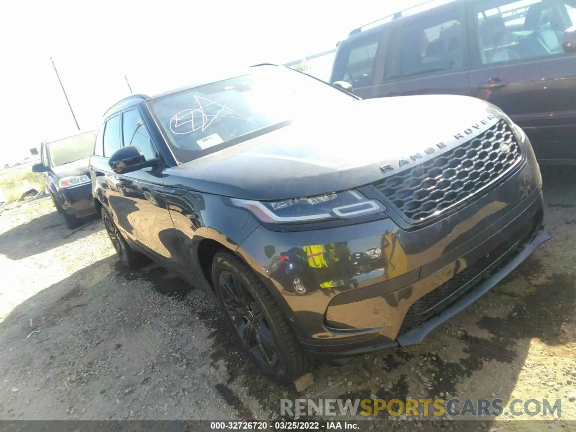 1 Photograph of a damaged car SALYJ2EXXMA325779 LAND ROVER RANGE ROVER VELAR 2021