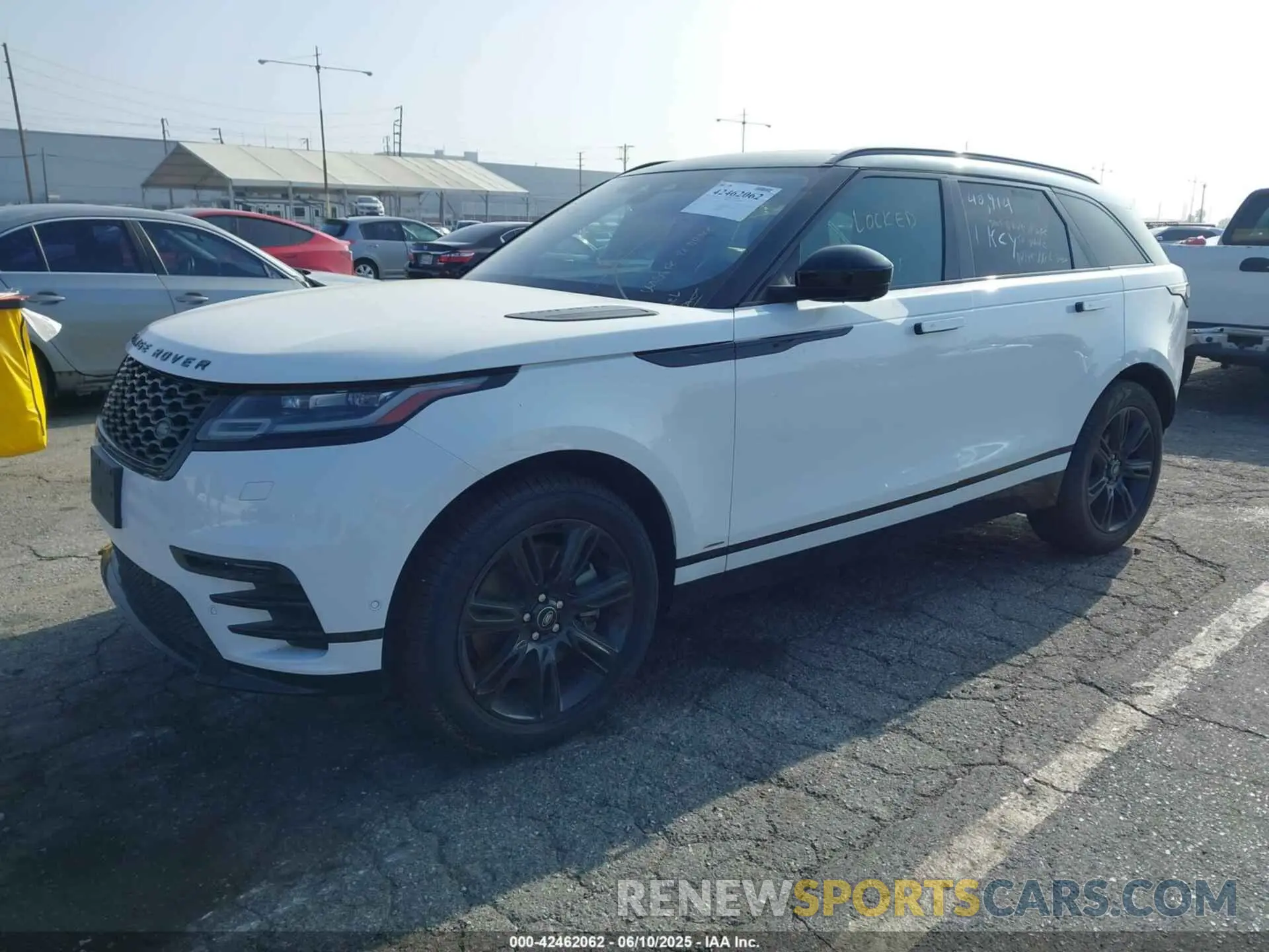 2 Photograph of a damaged car SALYT2EU2MA320866 LAND ROVER RANGE ROVER VELAR 2021