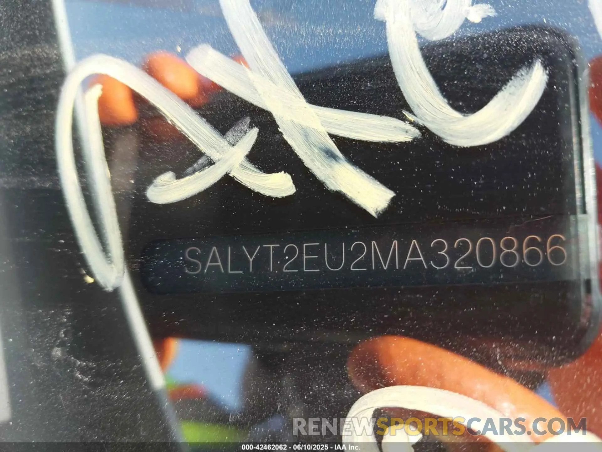9 Photograph of a damaged car SALYT2EU2MA320866 LAND ROVER RANGE ROVER VELAR 2021
