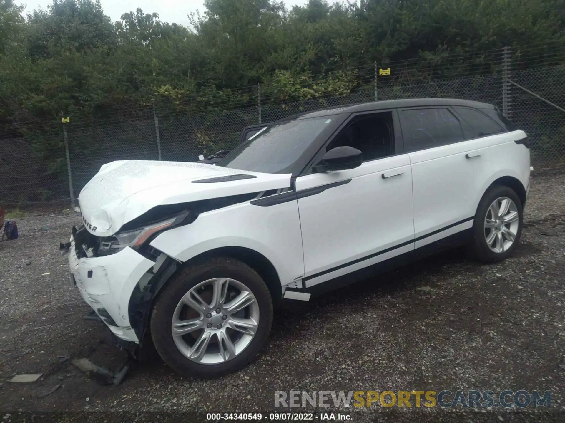 2 Photograph of a damaged car SALYT2EX3MA301978 LAND ROVER RANGE ROVER VELAR 2021