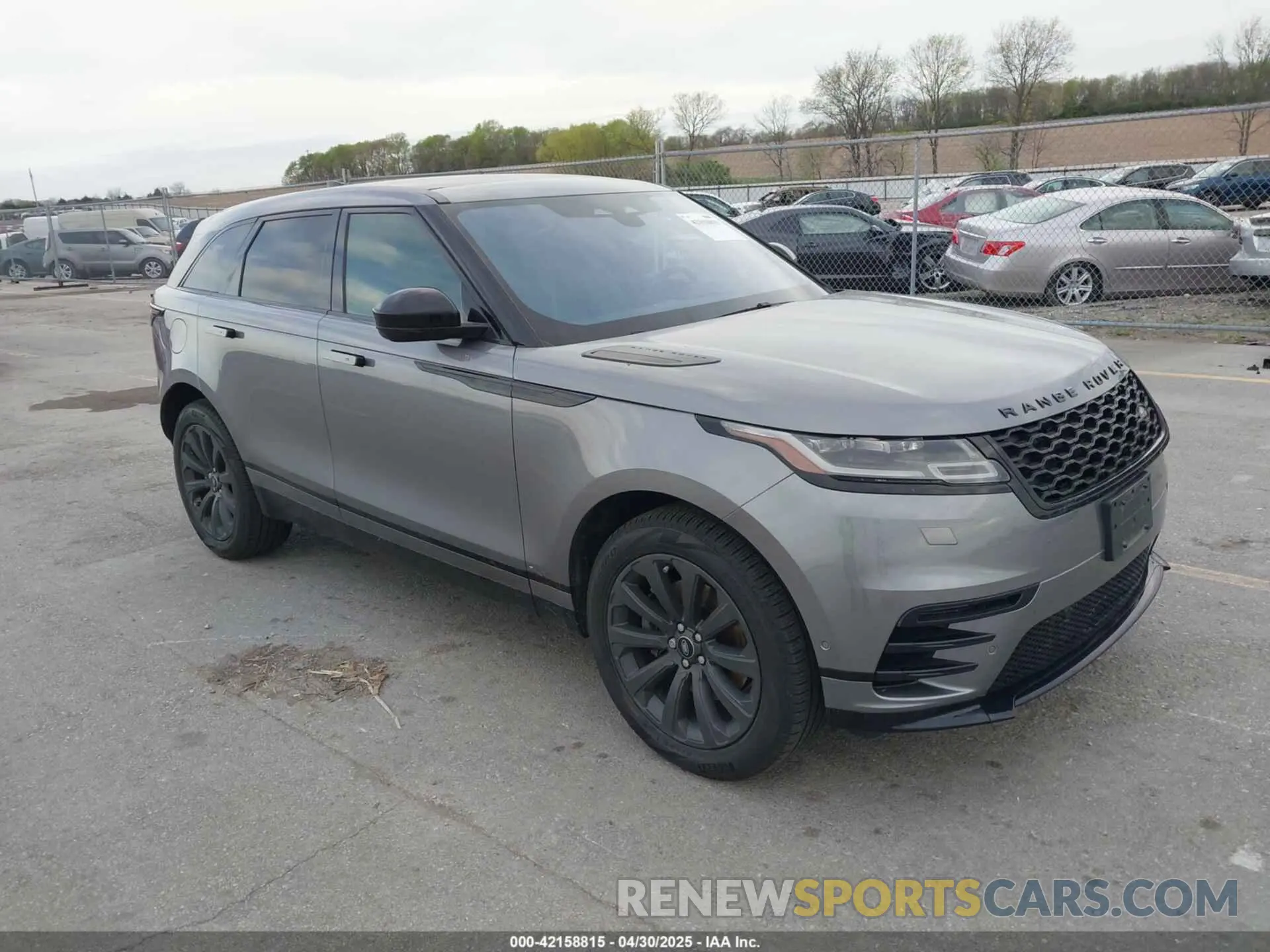 1 Photograph of a damaged car SALYT2EX3MA320305 LAND ROVER RANGE ROVER VELAR 2021