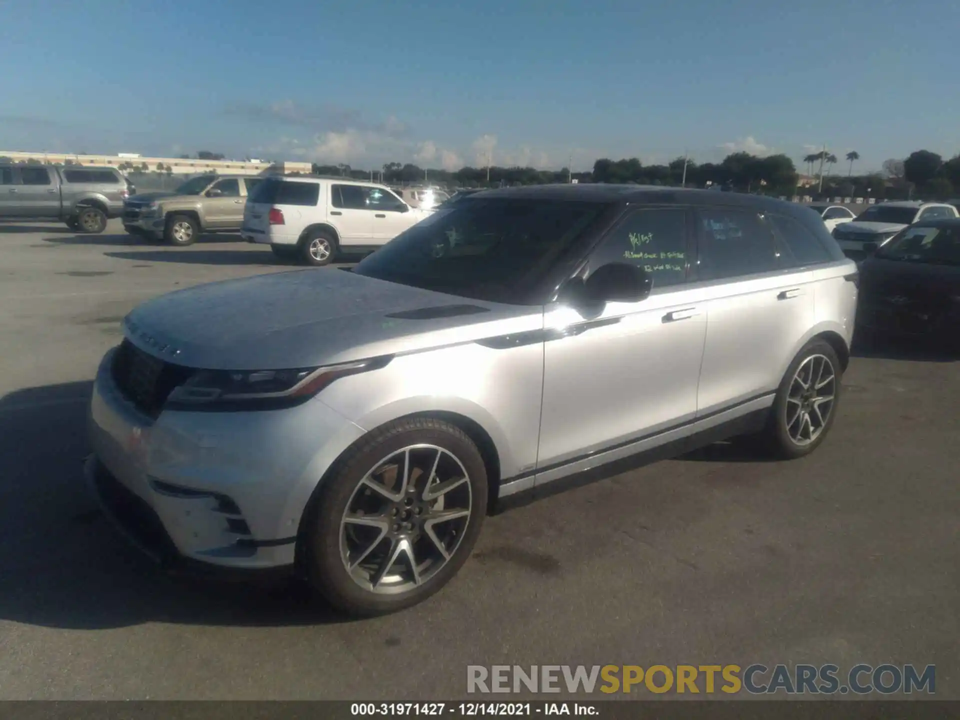 2 Photograph of a damaged car SALYT2EX4MA308891 LAND ROVER RANGE ROVER VELAR 2021