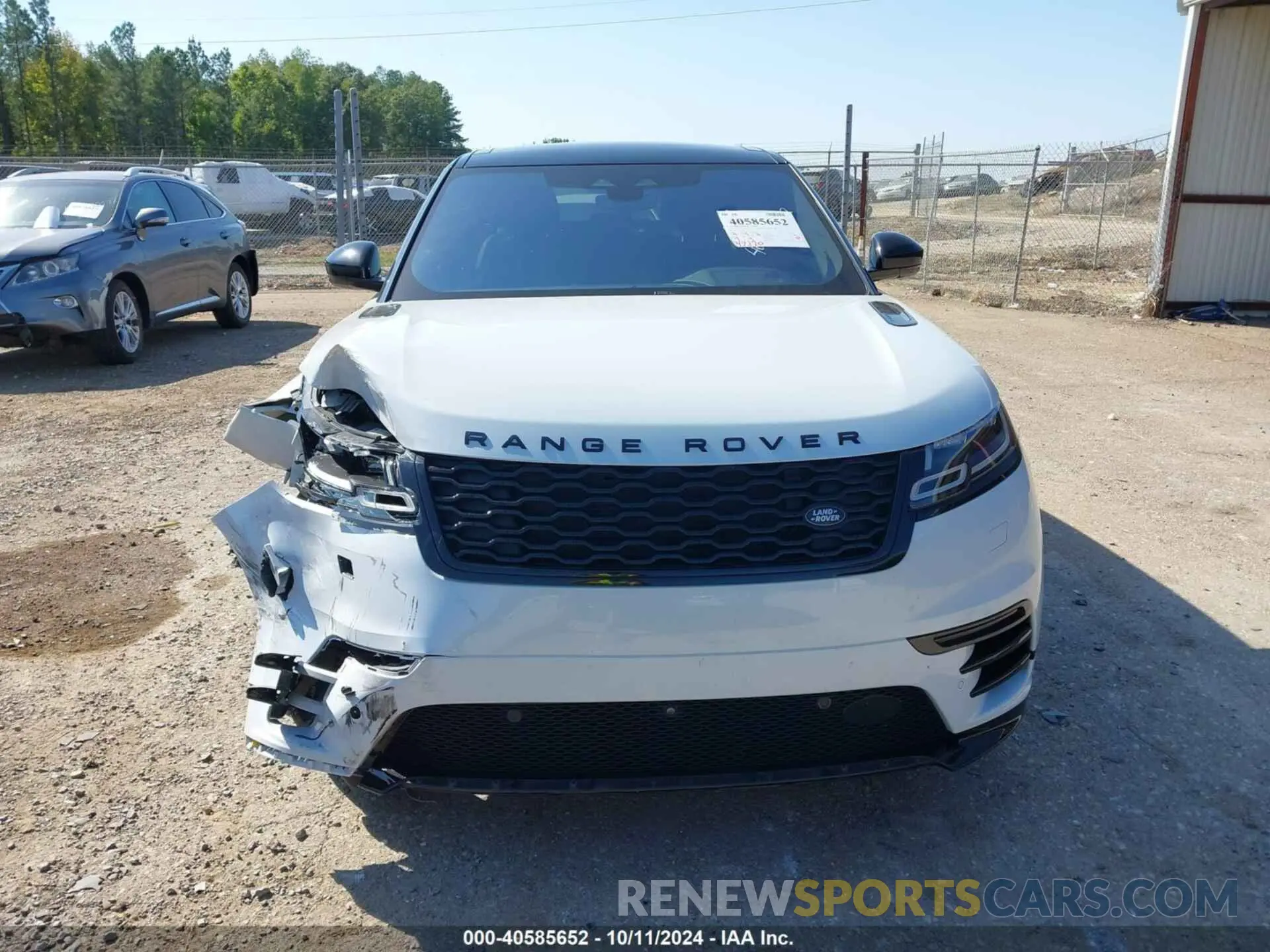 12 Photograph of a damaged car SALYT2EX4MA316926 LAND ROVER RANGE ROVER VELAR 2021
