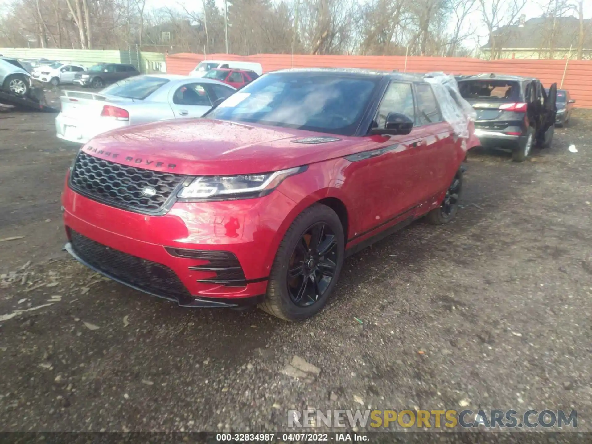 2 Photograph of a damaged car SALYT2EX4MA317008 LAND ROVER RANGE ROVER VELAR 2021