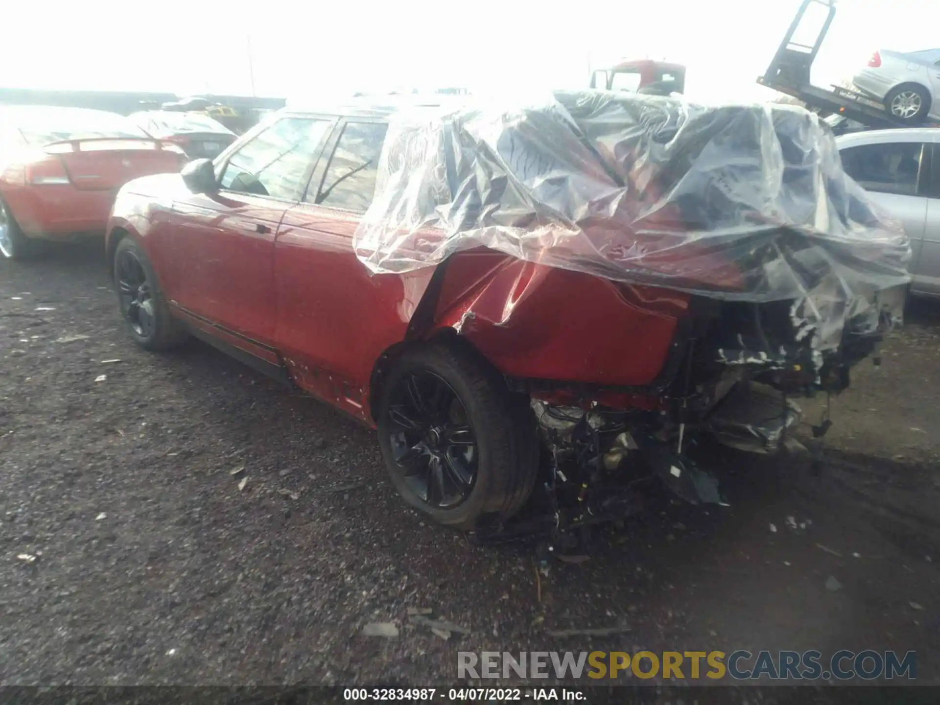 3 Photograph of a damaged car SALYT2EX4MA317008 LAND ROVER RANGE ROVER VELAR 2021