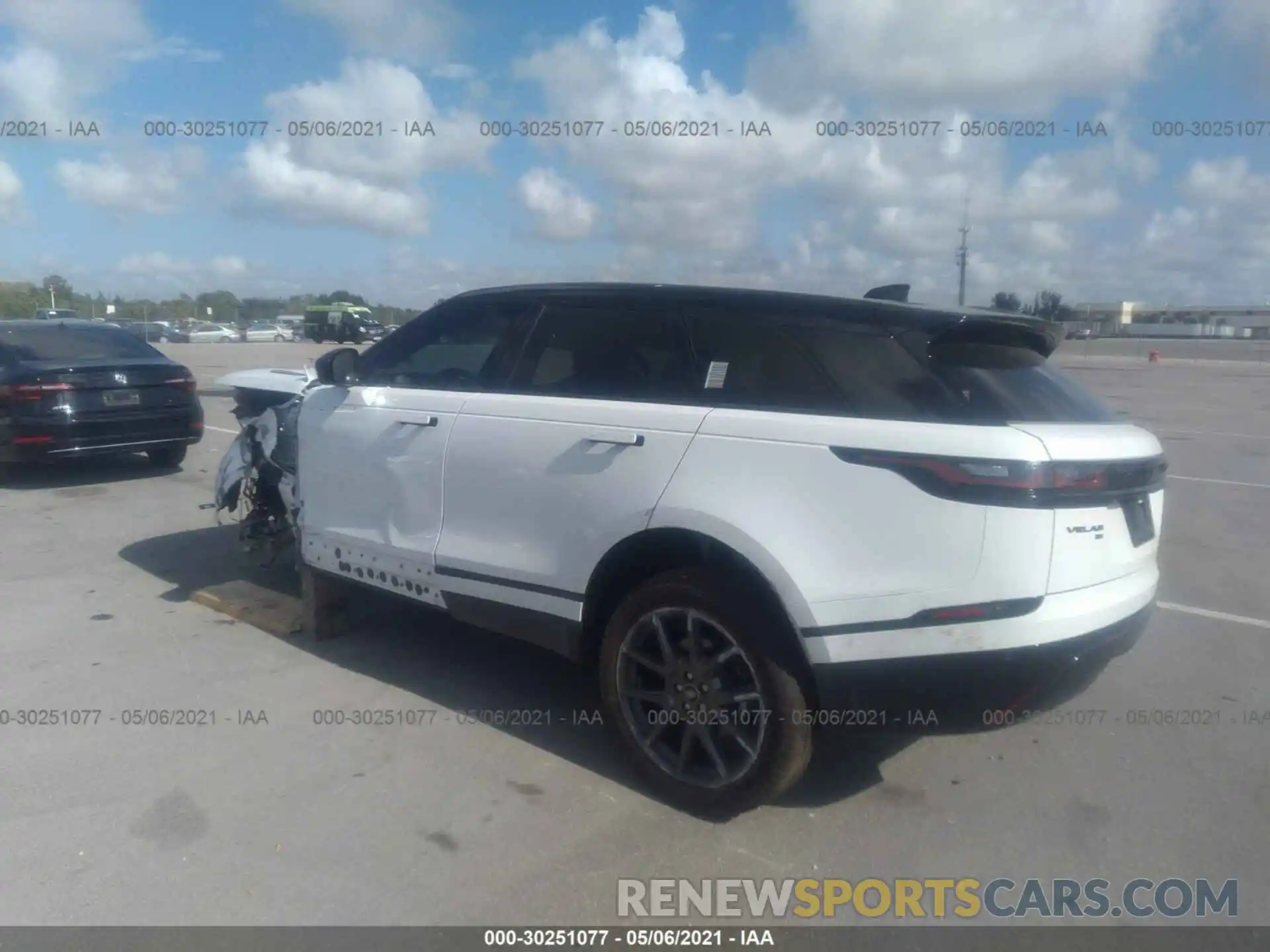 3 Photograph of a damaged car SALYT2EX5MA298839 LAND ROVER RANGE ROVER VELAR 2021