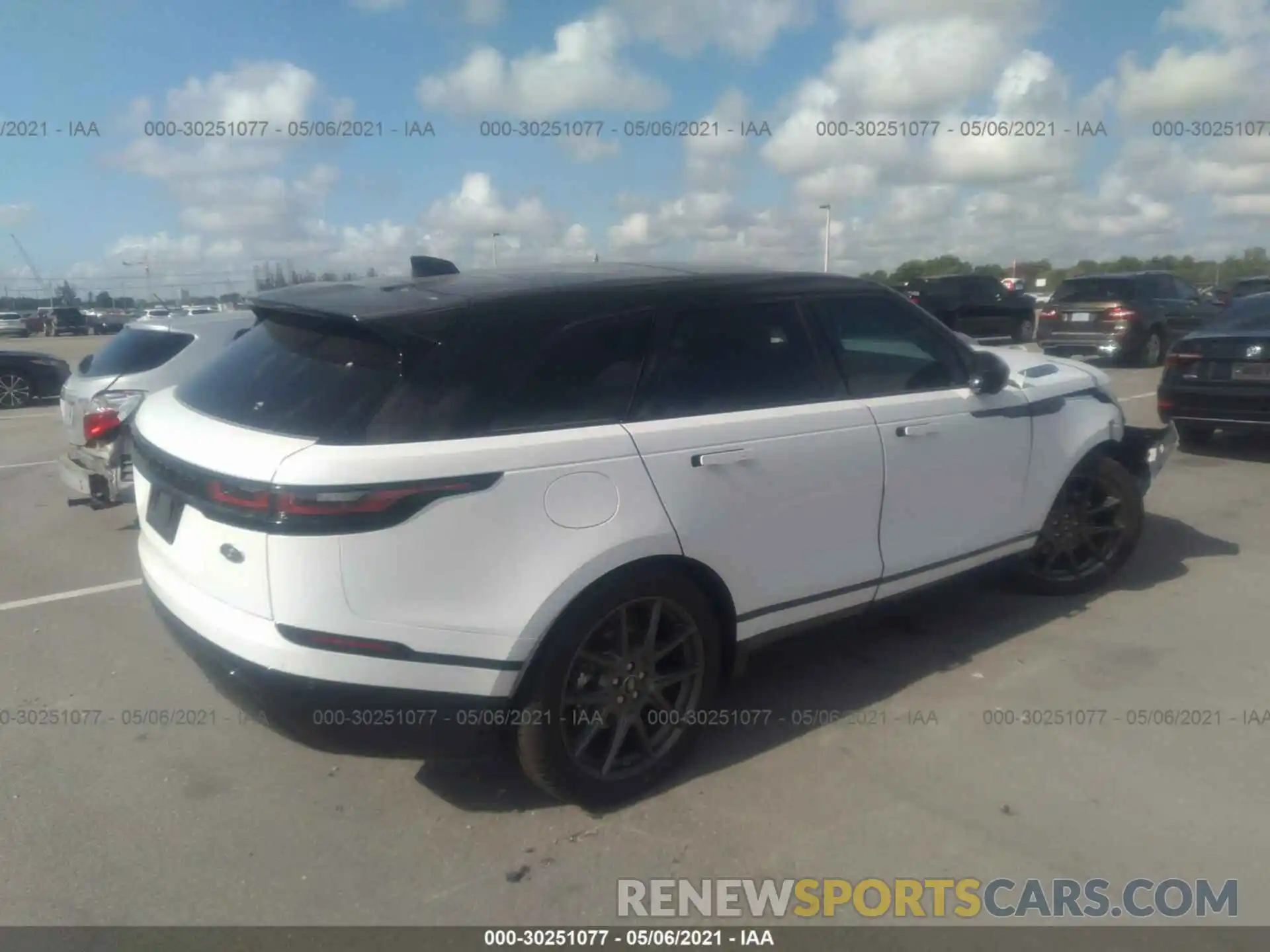 4 Photograph of a damaged car SALYT2EX5MA298839 LAND ROVER RANGE ROVER VELAR 2021