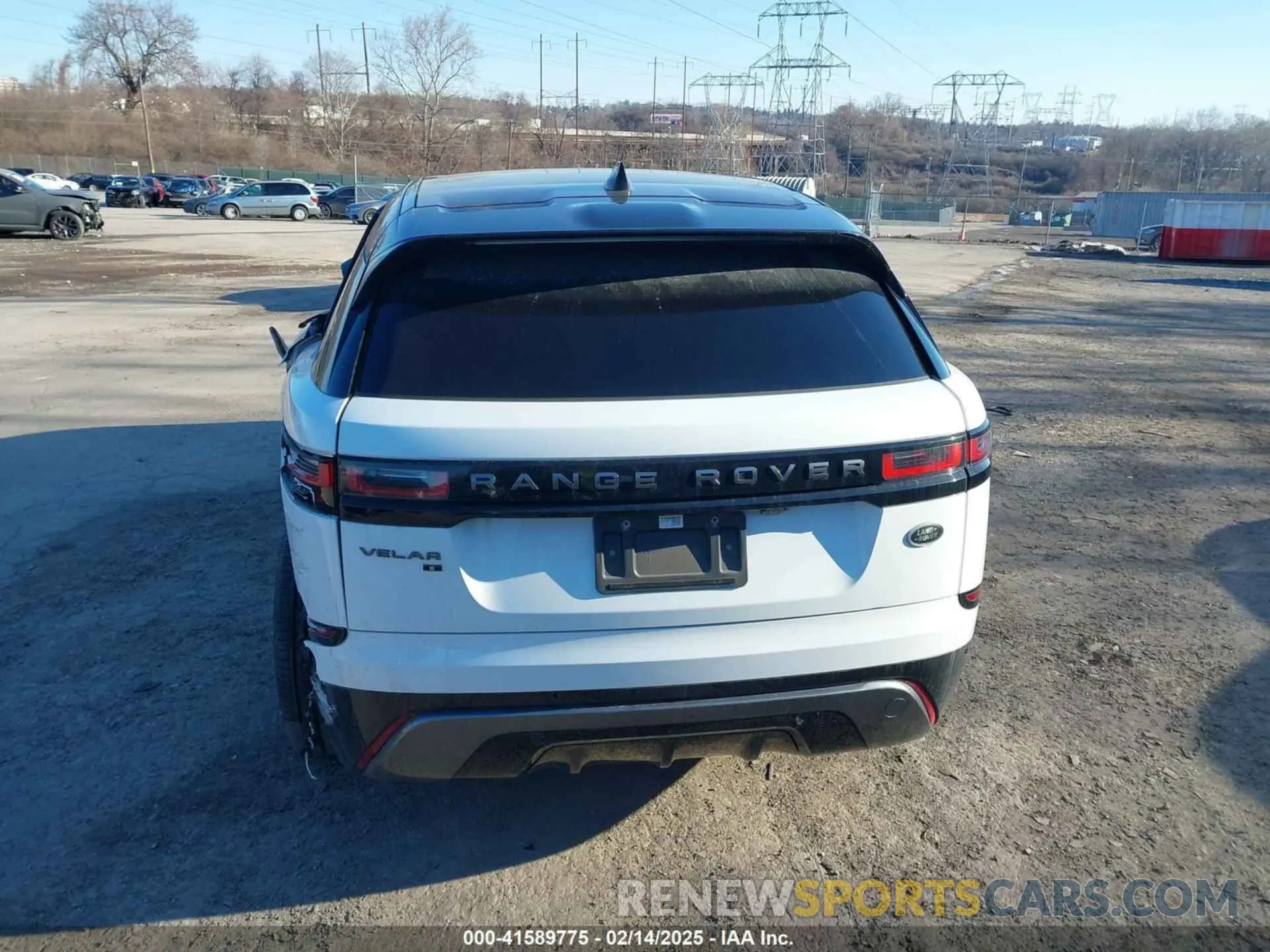15 Photograph of a damaged car SALYT2EX5MA300136 LAND ROVER RANGE ROVER VELAR 2021