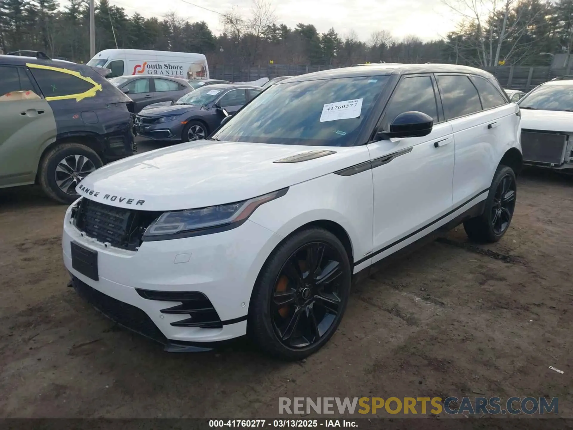 2 Photograph of a damaged car SALYT2EX5MA321200 LAND ROVER RANGE ROVER VELAR 2021