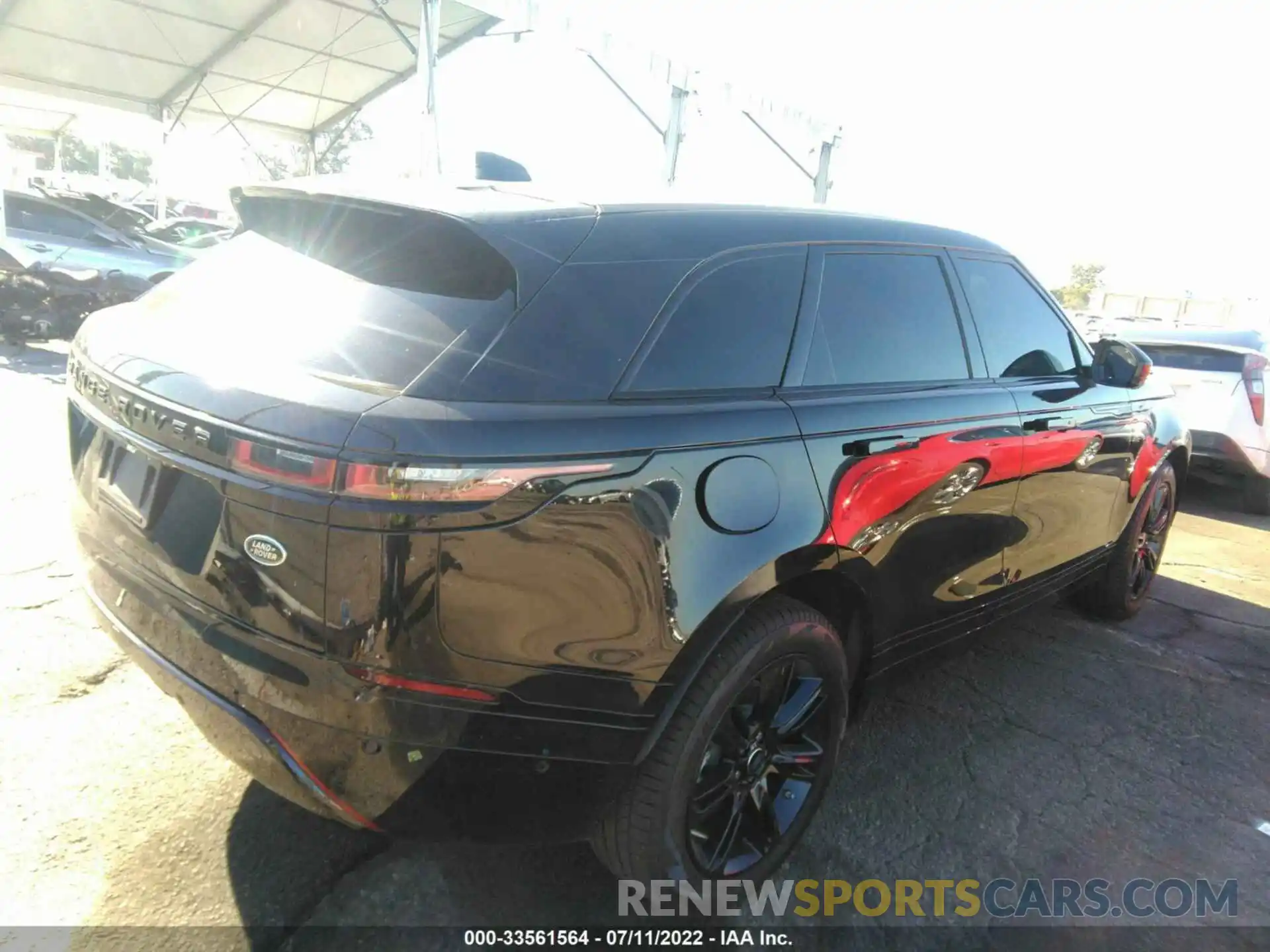 4 Photograph of a damaged car SALYT2EX6MA298493 LAND ROVER RANGE ROVER VELAR 2021