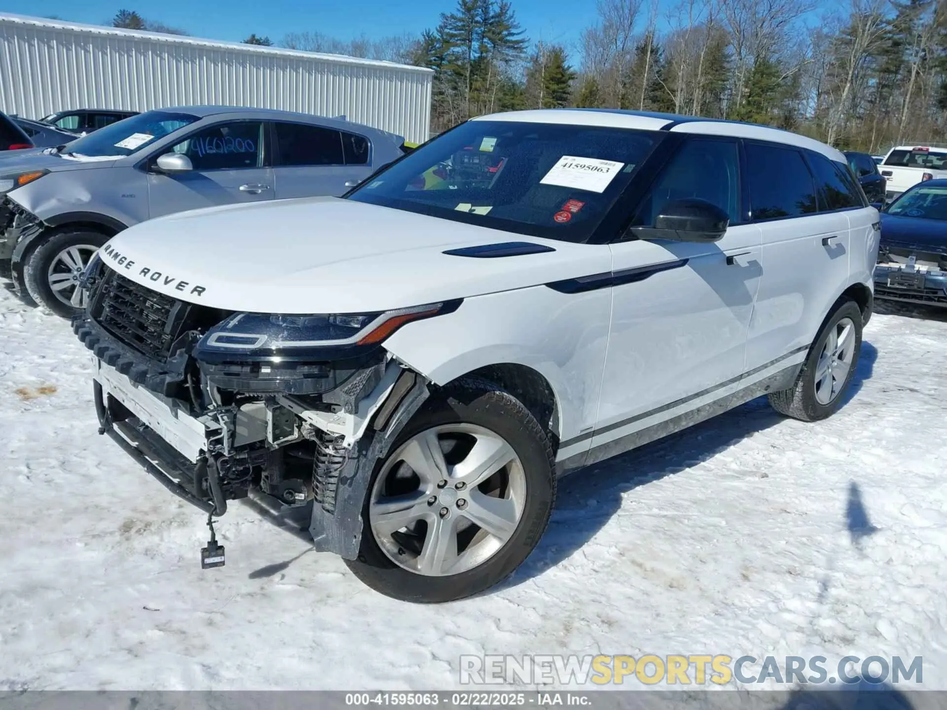 2 Photograph of a damaged car SALYT2EX7MA313339 LAND ROVER RANGE ROVER VELAR 2021