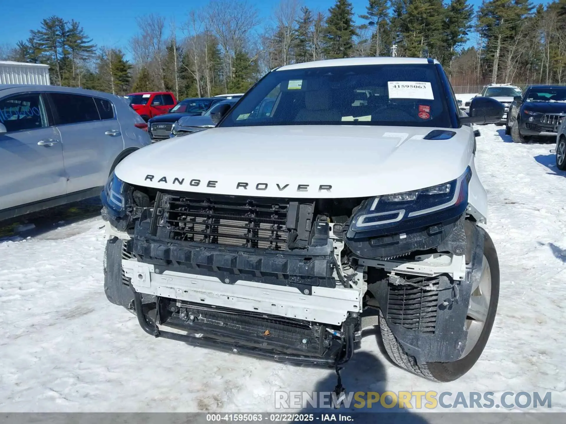 6 Photograph of a damaged car SALYT2EX7MA313339 LAND ROVER RANGE ROVER VELAR 2021