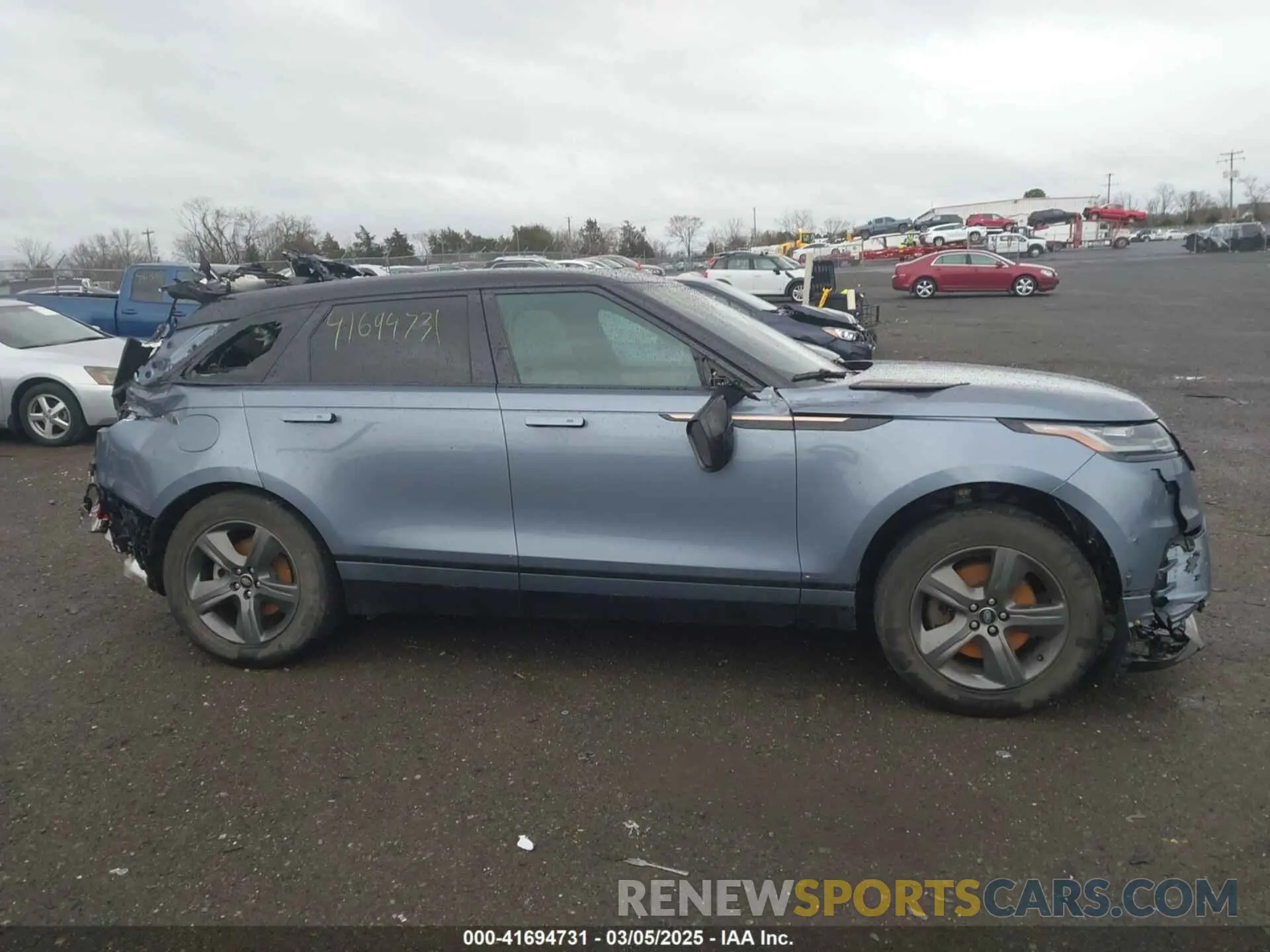 13 Photograph of a damaged car SALYT2EX7MA313759 LAND ROVER RANGE ROVER VELAR 2021