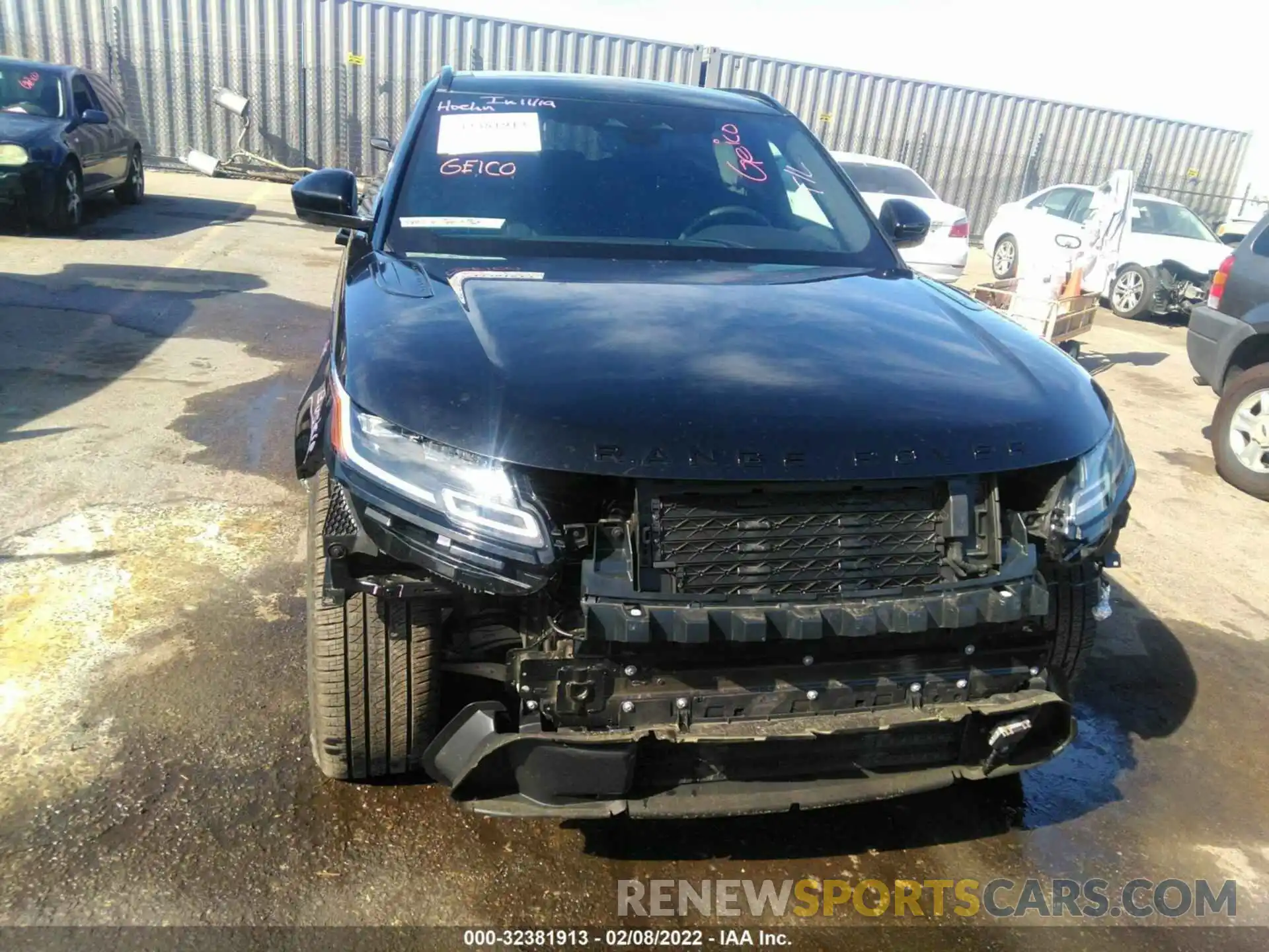 6 Photograph of a damaged car SALYT2EX7MA315432 LAND ROVER RANGE ROVER VELAR 2021