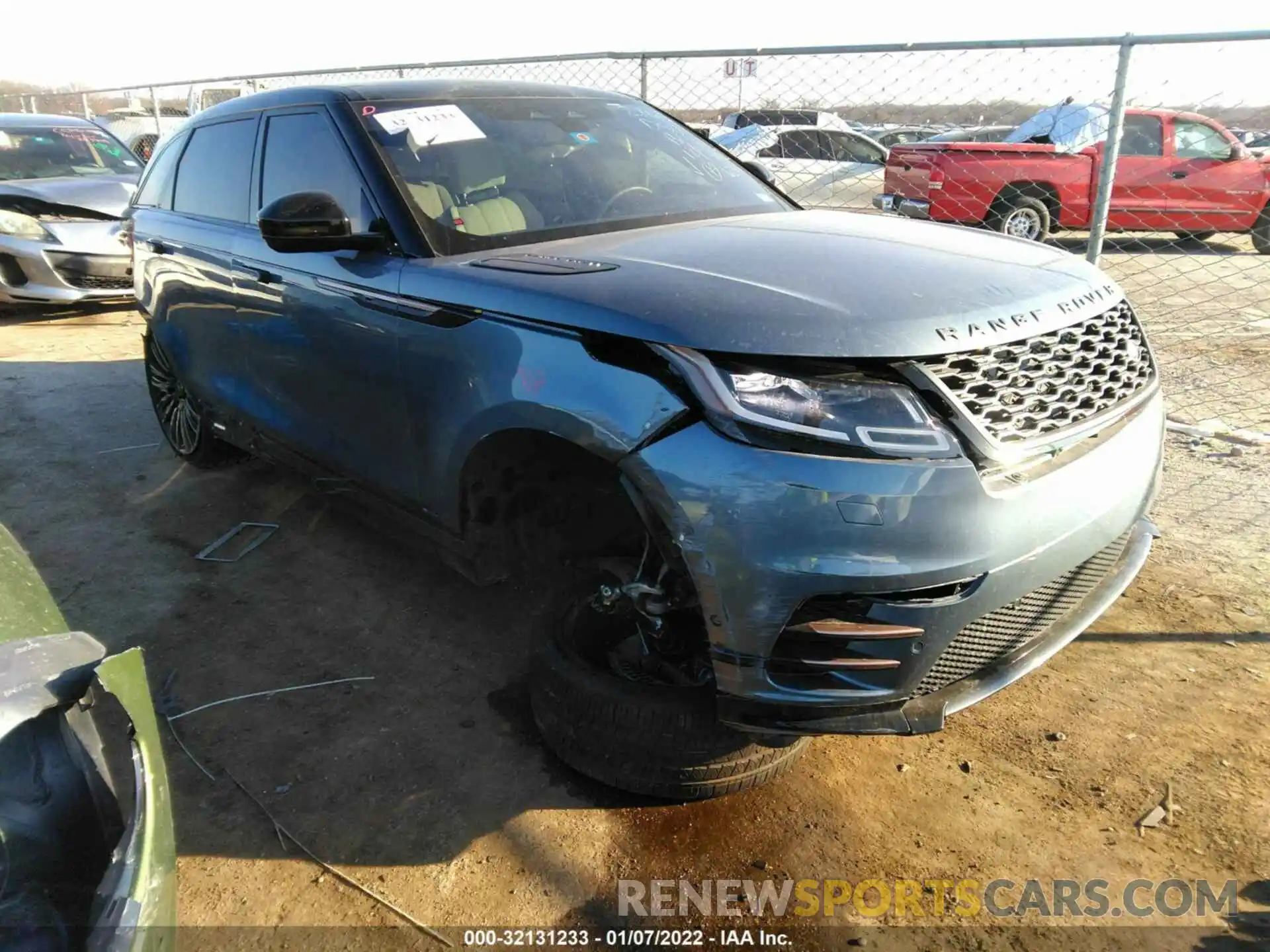 1 Photograph of a damaged car SALYT2EX7MA321828 LAND ROVER RANGE ROVER VELAR 2021