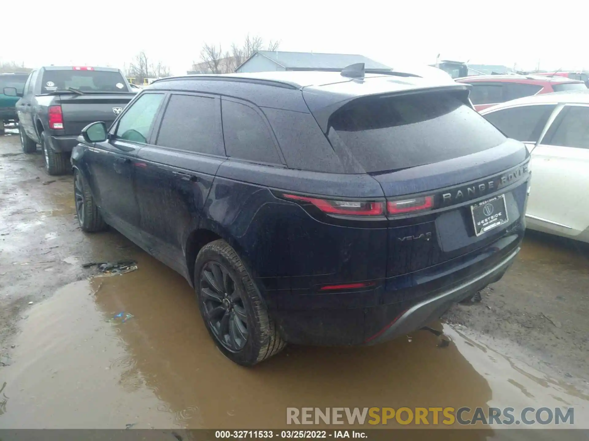 3 Photograph of a damaged car SALYT2EX9MA308840 LAND ROVER RANGE ROVER VELAR 2021