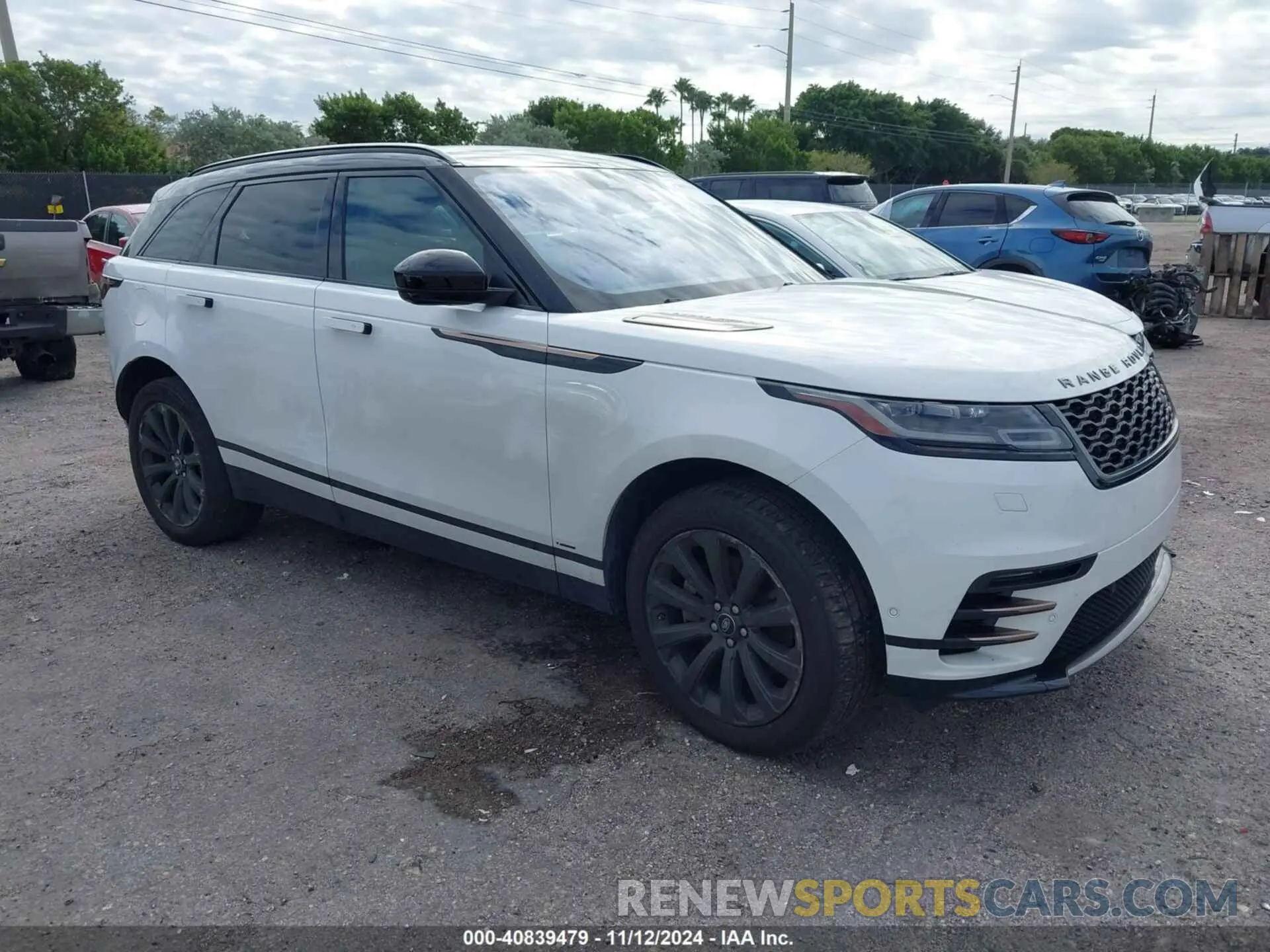 1 Photograph of a damaged car SALYT2EXXMA308295 LAND ROVER RANGE ROVER VELAR 2021