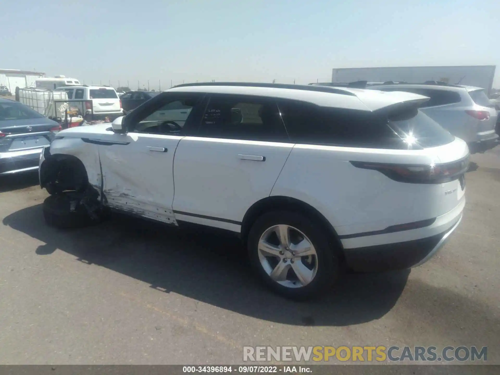 3 Photograph of a damaged car SALYJ2EX6NA331032 LAND ROVER RANGE ROVER VELAR 2022