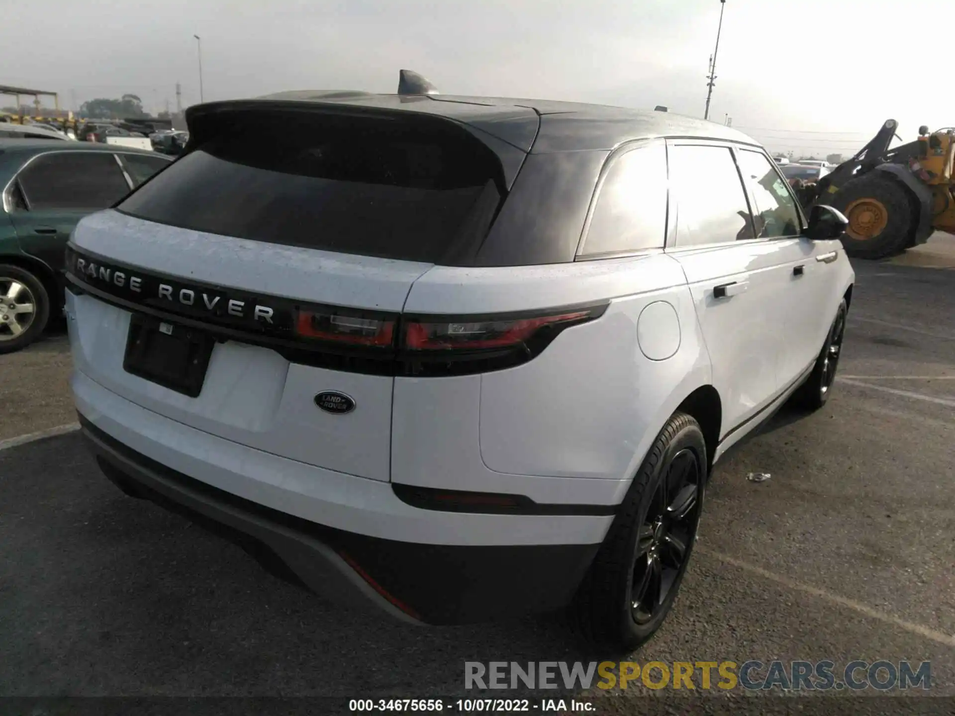 4 Photograph of a damaged car SALYJ2EX7NA336983 LAND ROVER RANGE ROVER VELAR 2022