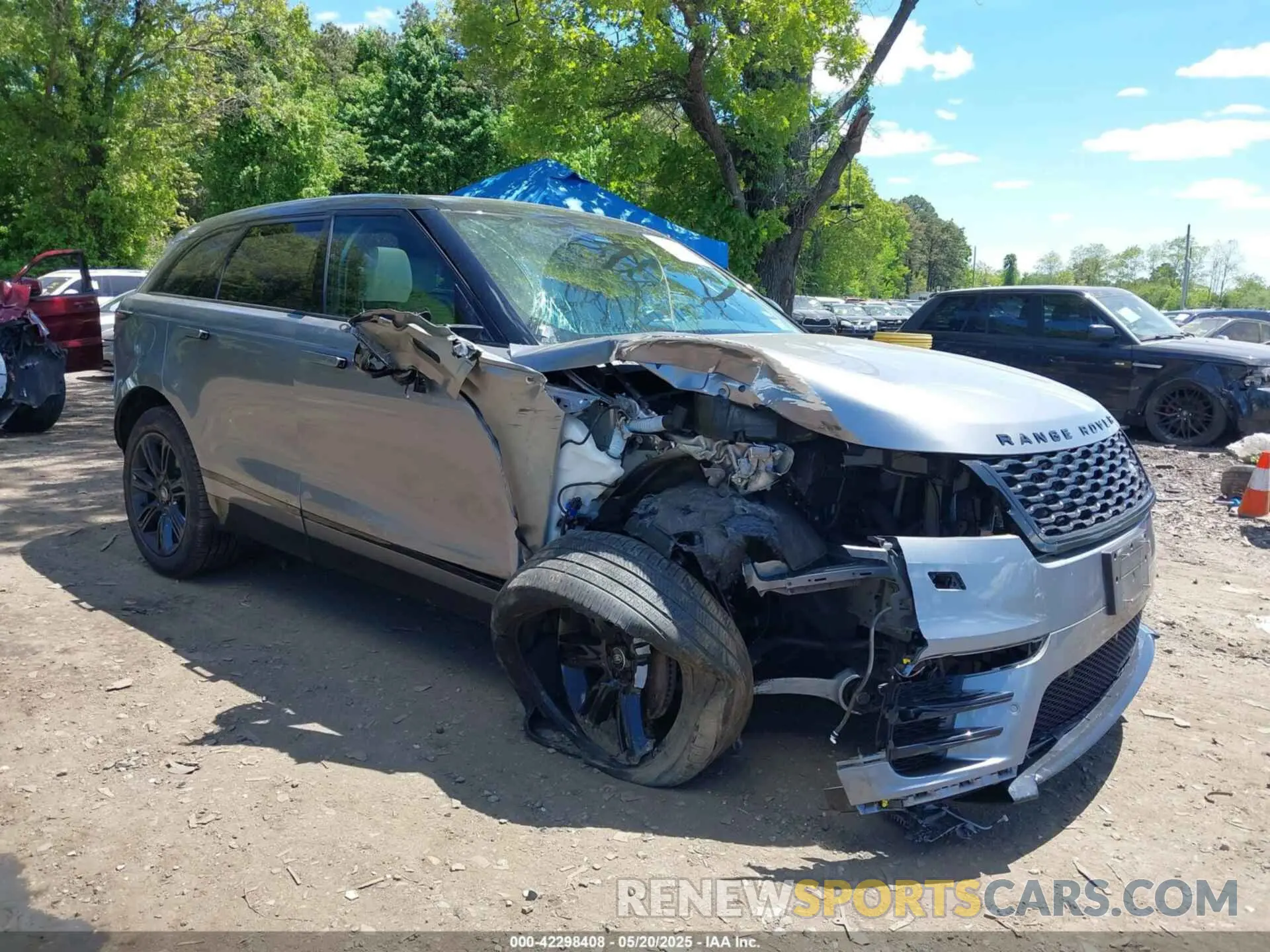 1 Photograph of a damaged car SALYT2EX1NA346676 LAND ROVER RANGE ROVER VELAR 2022