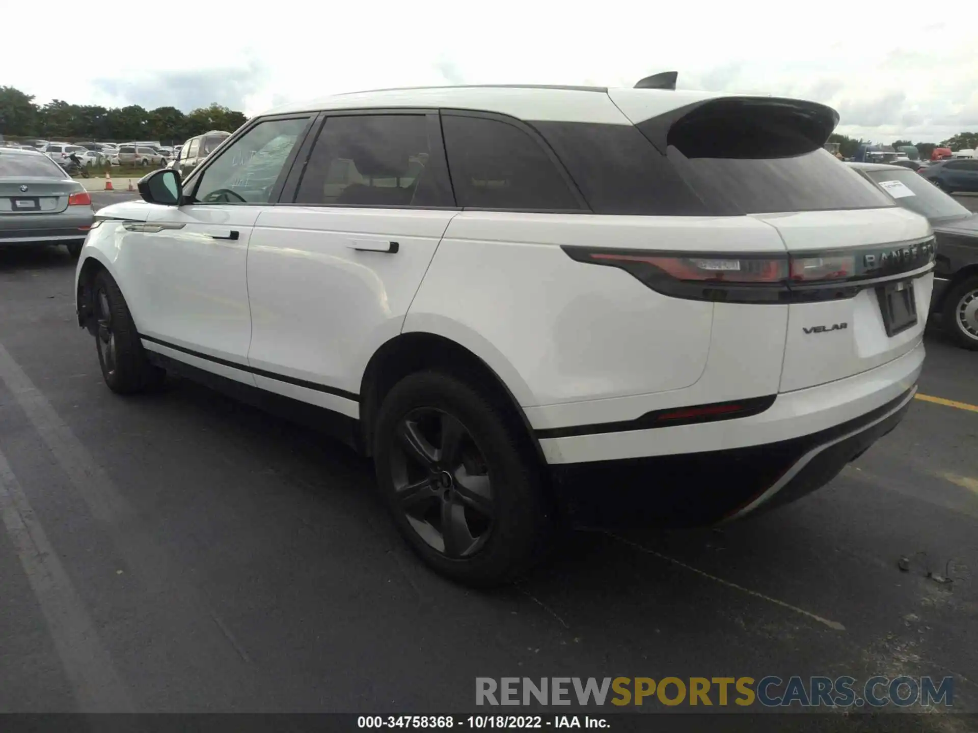 3 Photograph of a damaged car SALYT2EX4NA329712 LAND ROVER RANGE ROVER VELAR 2022