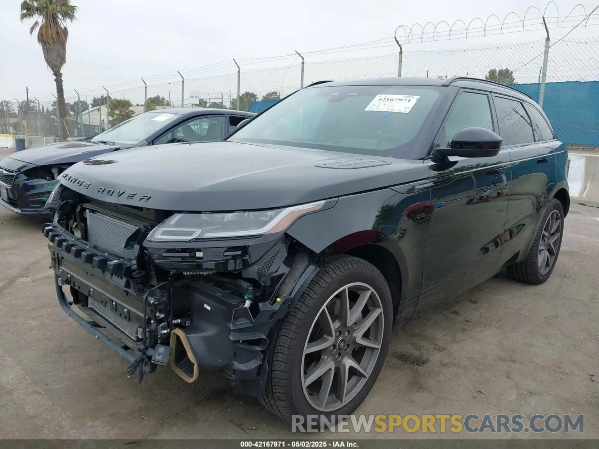 2 Photograph of a damaged car SALYT2EU9PA359099 LAND ROVER RANGE ROVER VELAR 2023