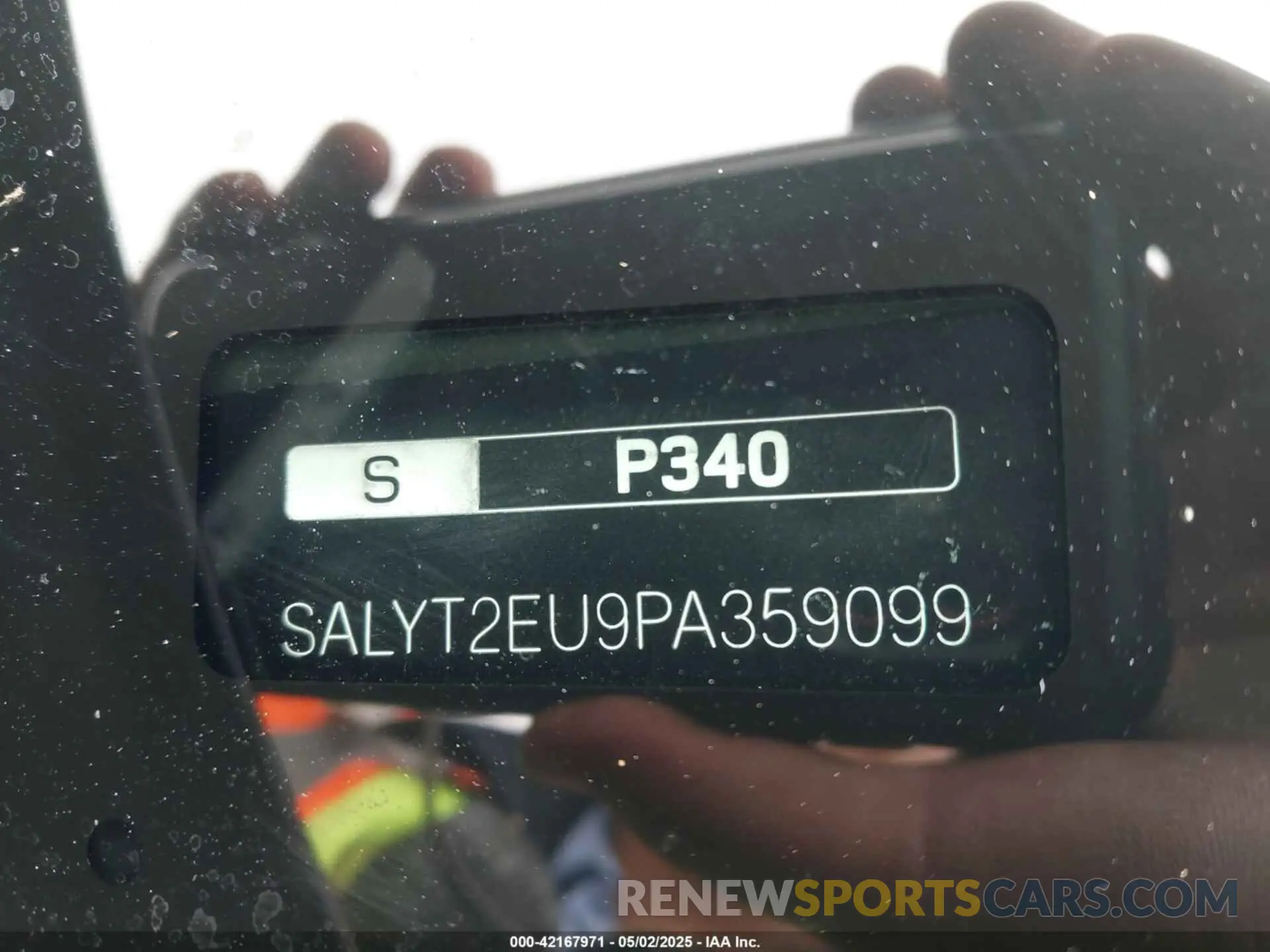 9 Photograph of a damaged car SALYT2EU9PA359099 LAND ROVER RANGE ROVER VELAR 2023