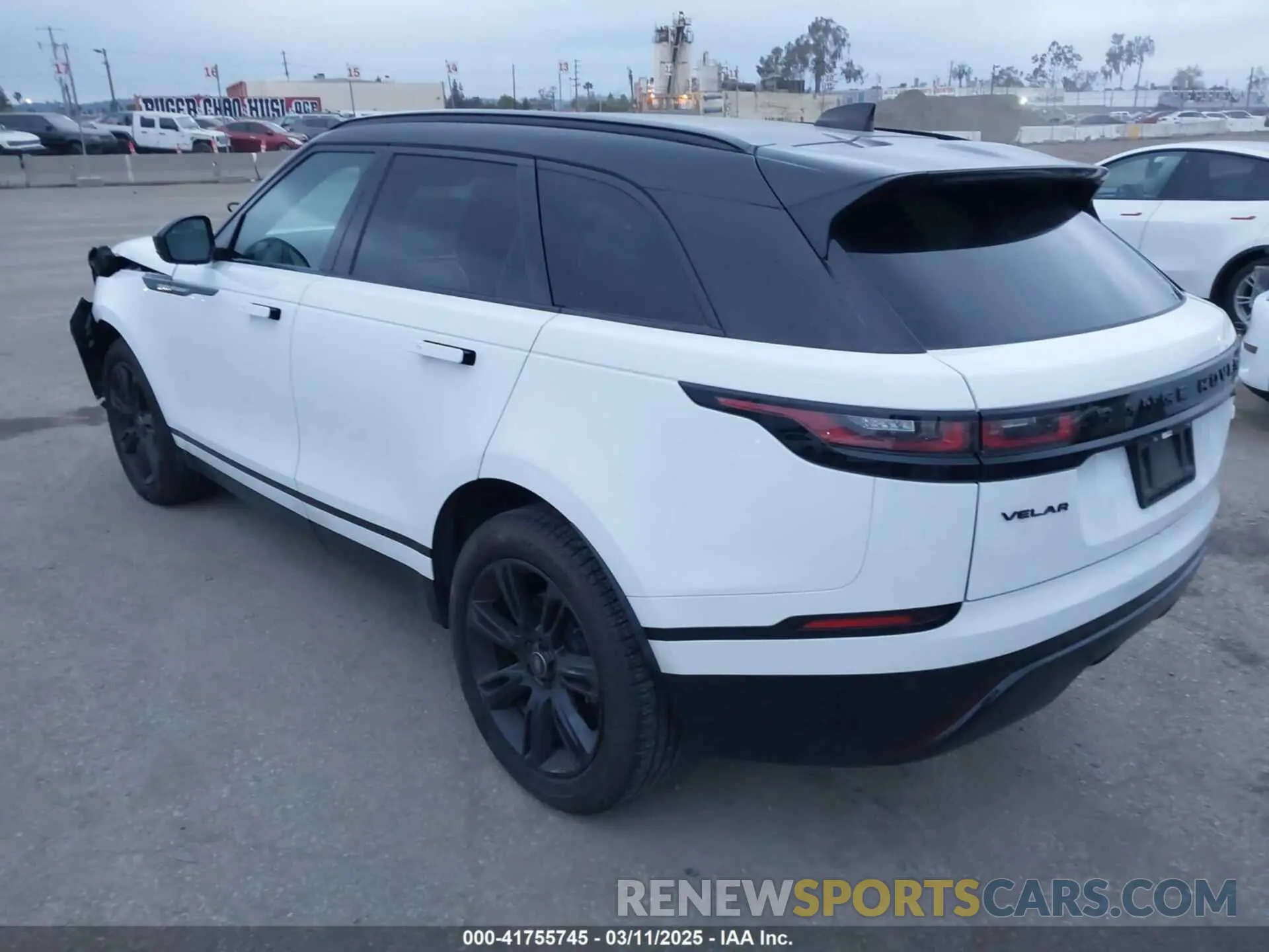 3 Photograph of a damaged car SALYT2EX5PA357585 LAND ROVER RANGE ROVER VELAR 2023