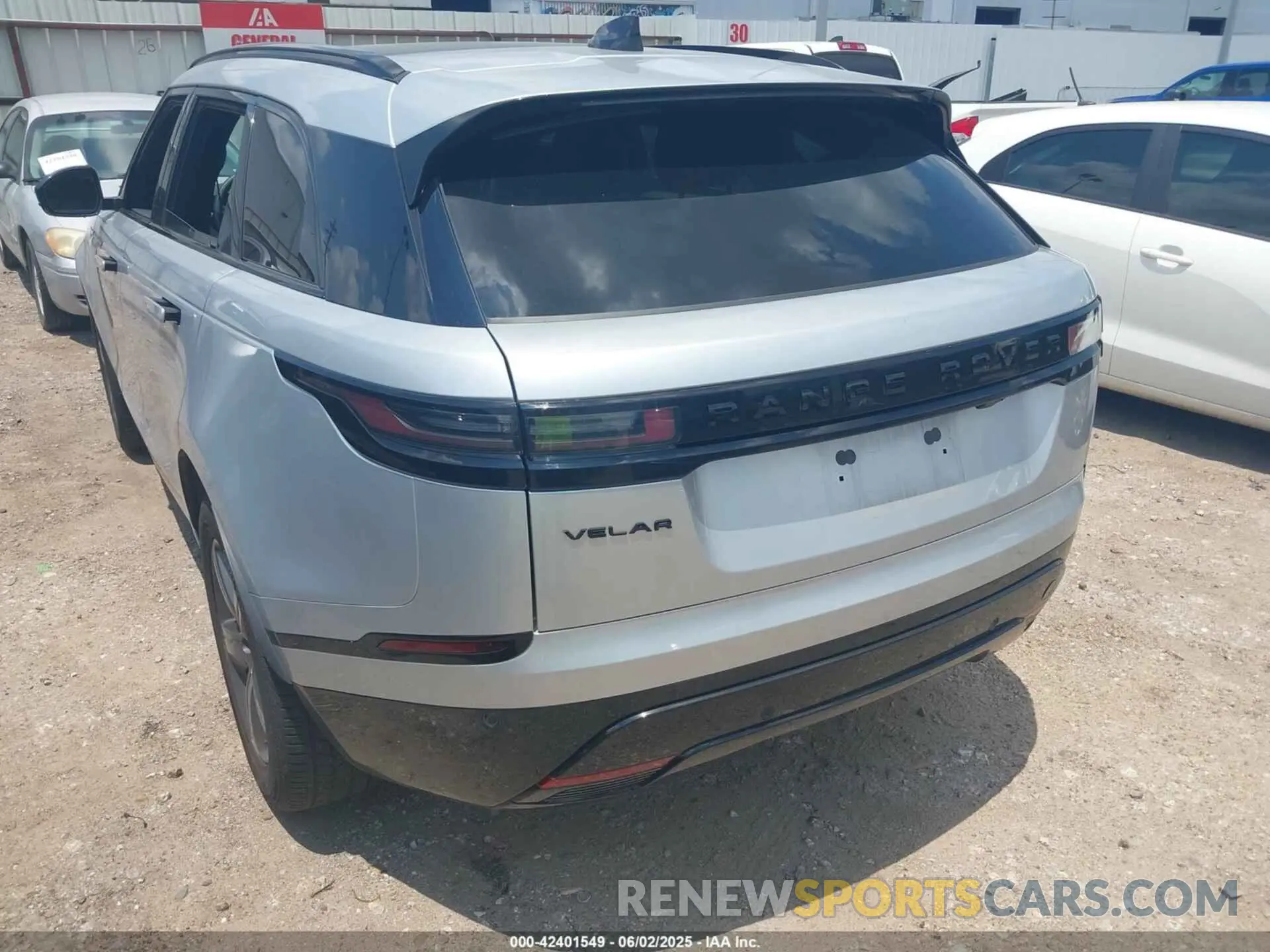6 Photograph of a damaged car SALYL2EX2SA396840 LAND ROVER RANGE ROVER VELAR 2025