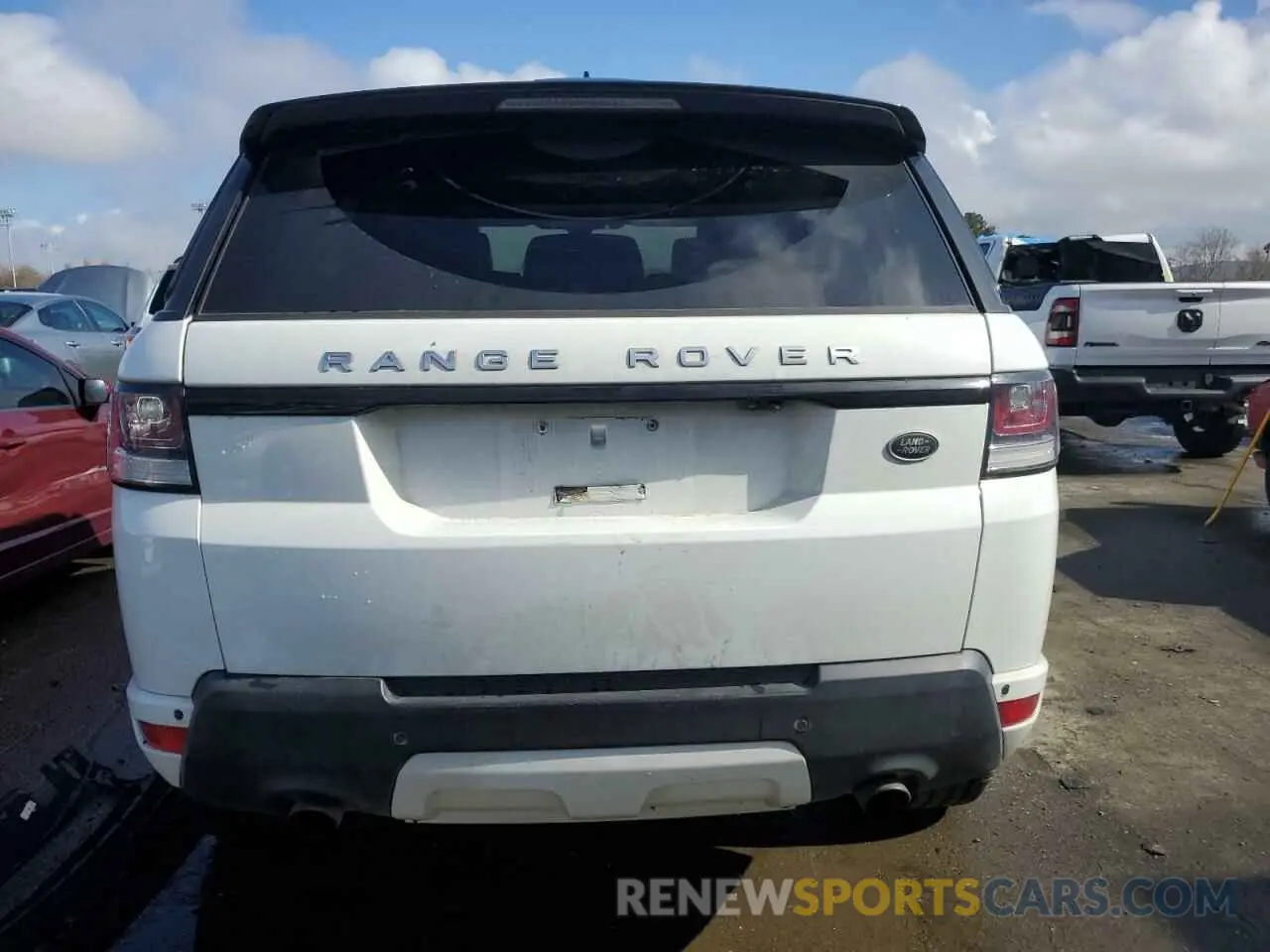 6 Photograph of a damaged car SALWR2EF7GA580241 LAND ROVER RANGEROVER 2016