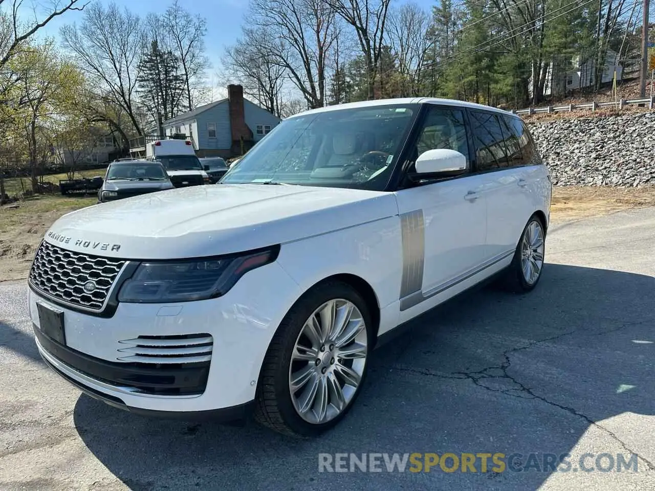 1 Photograph of a damaged car SALGS2RE0KA538934 LAND ROVER RANGEROVER 2019