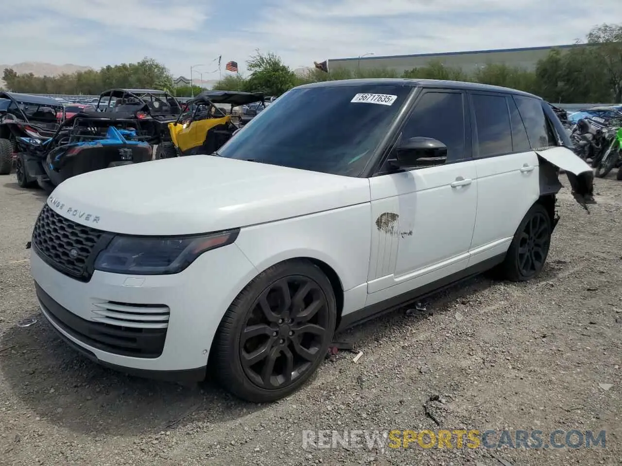 1 Photograph of a damaged car SALGS2RE3KA547742 LAND ROVER RANGEROVER 2019