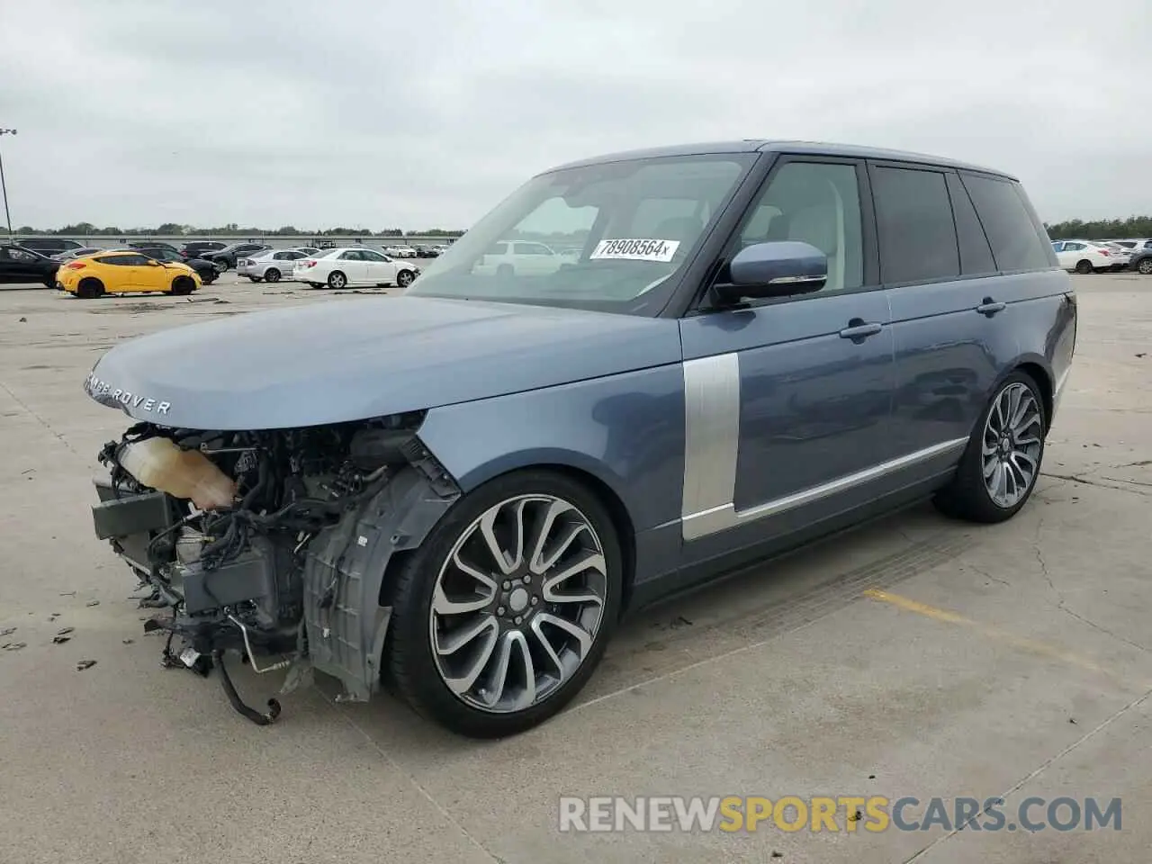 1 Photograph of a damaged car SALGS2RE8KA547462 LAND ROVER RANGEROVER 2019