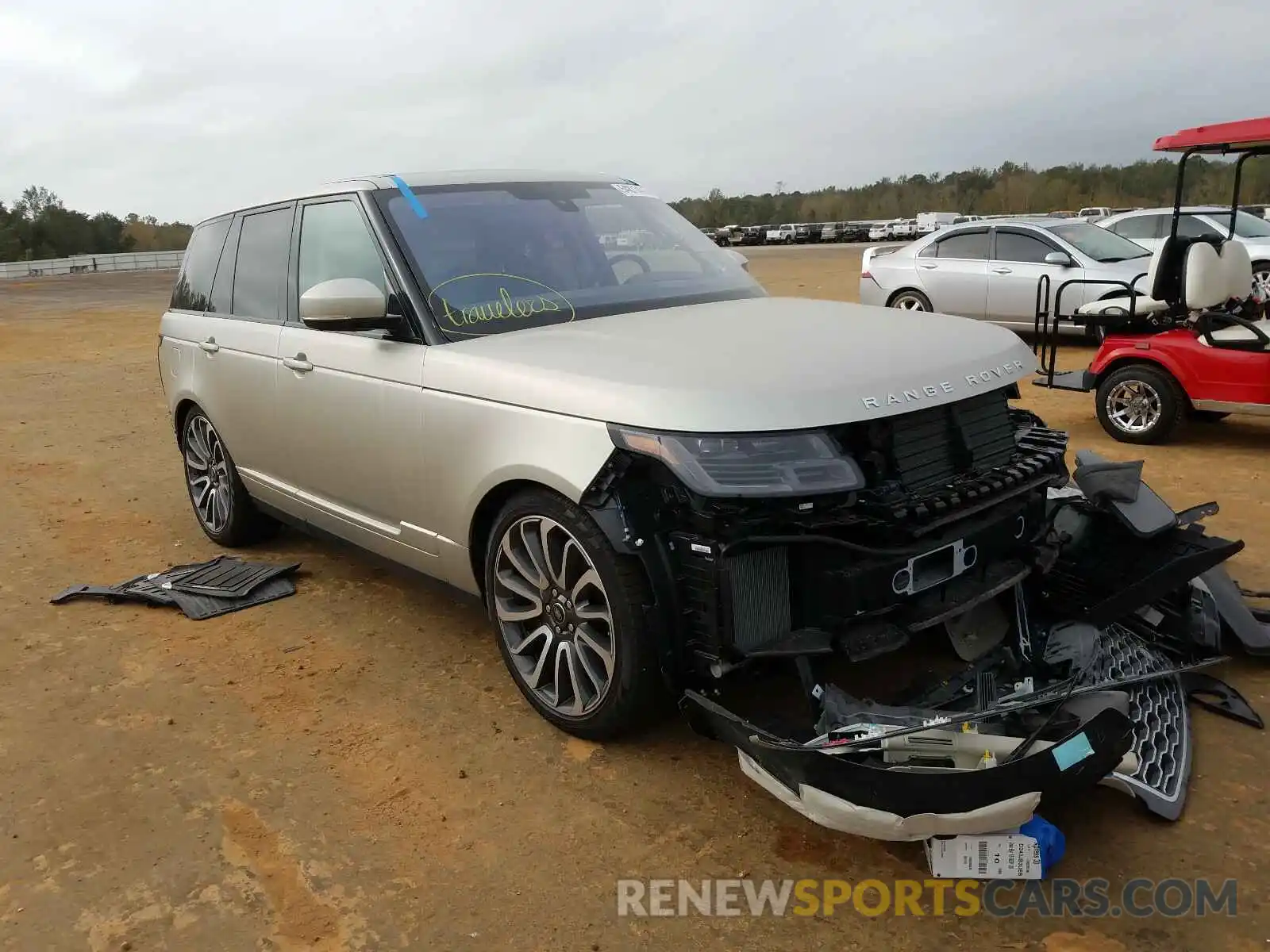 1 Photograph of a damaged car SALGS2REXKA545342 LAND ROVER RANGEROVER 2019