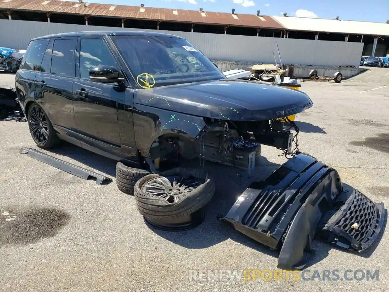 1 Photograph of a damaged car SALGS2REXKA551612 LAND ROVER RANGEROVER 2019